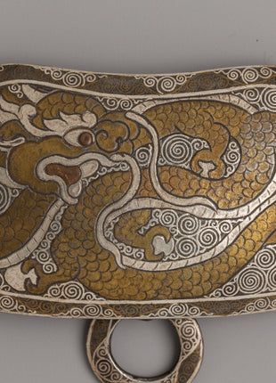 Tibetan Belt Buckle | Traditional Artisan Design with Intricate Detailing