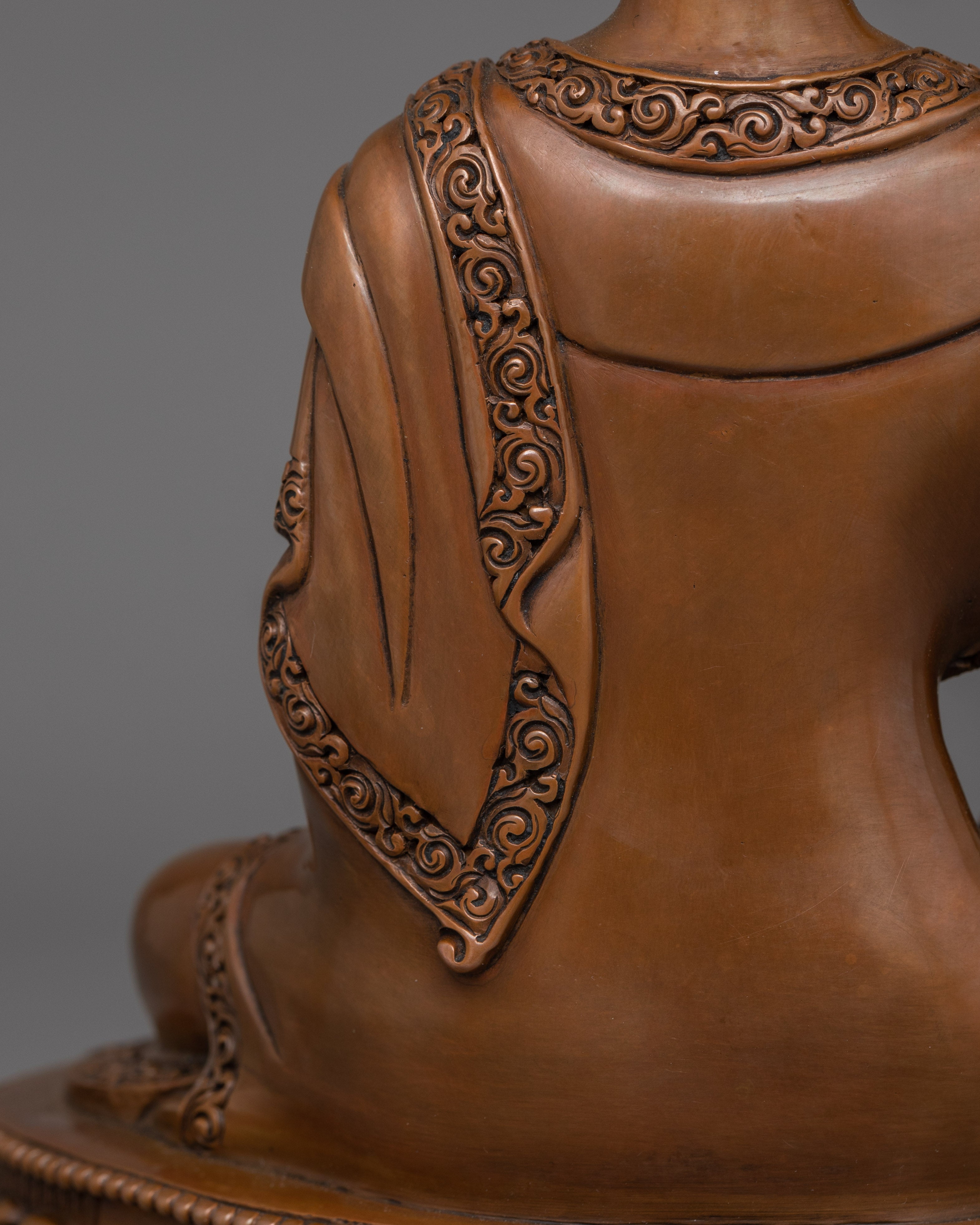 Shakyamuni Buddha with Oxidized Body | Historical First Buddha Sculpture