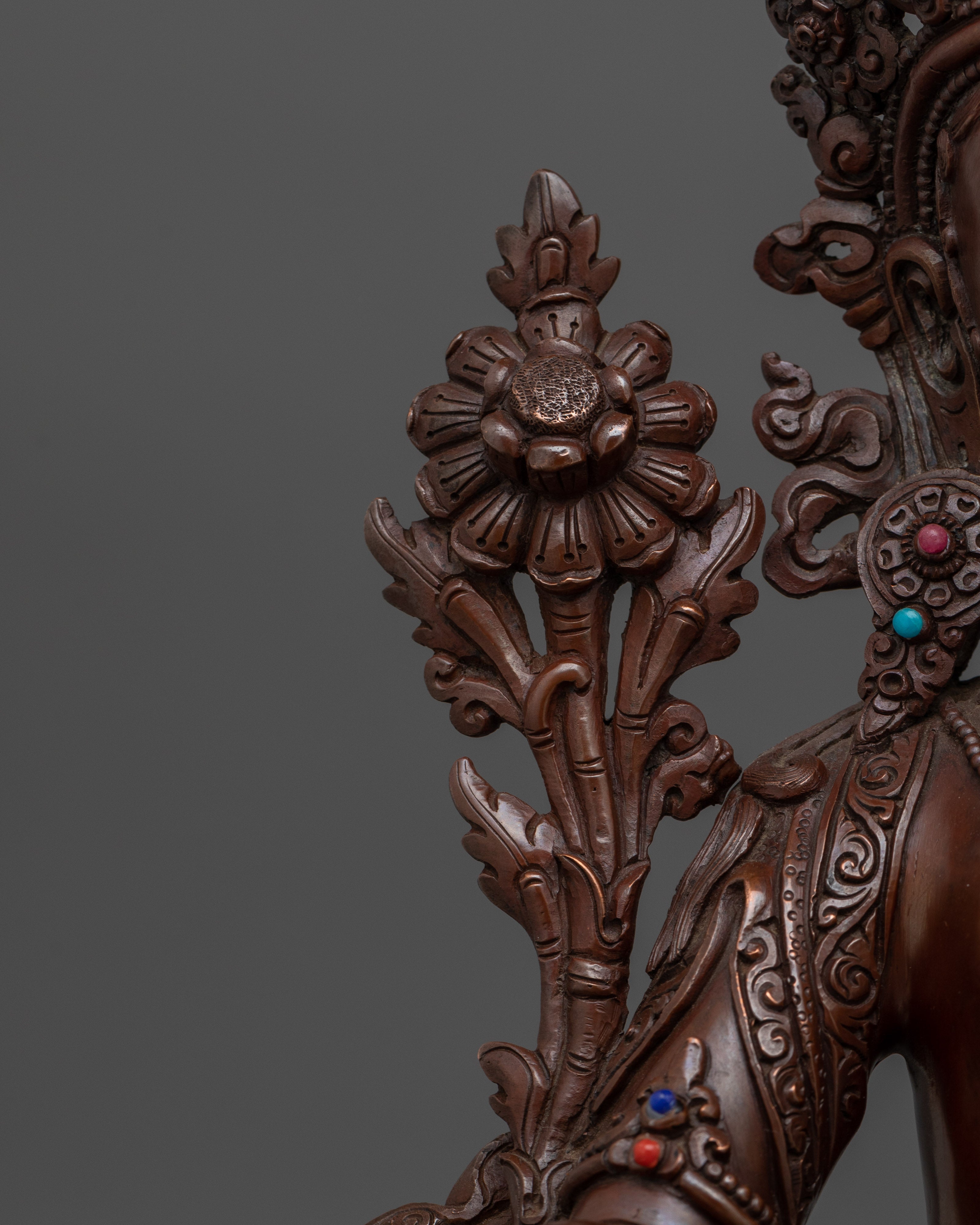 Goddess Shyamatara Statue (Green Tara) | Sacred Sculpture for Buddhist Shrines