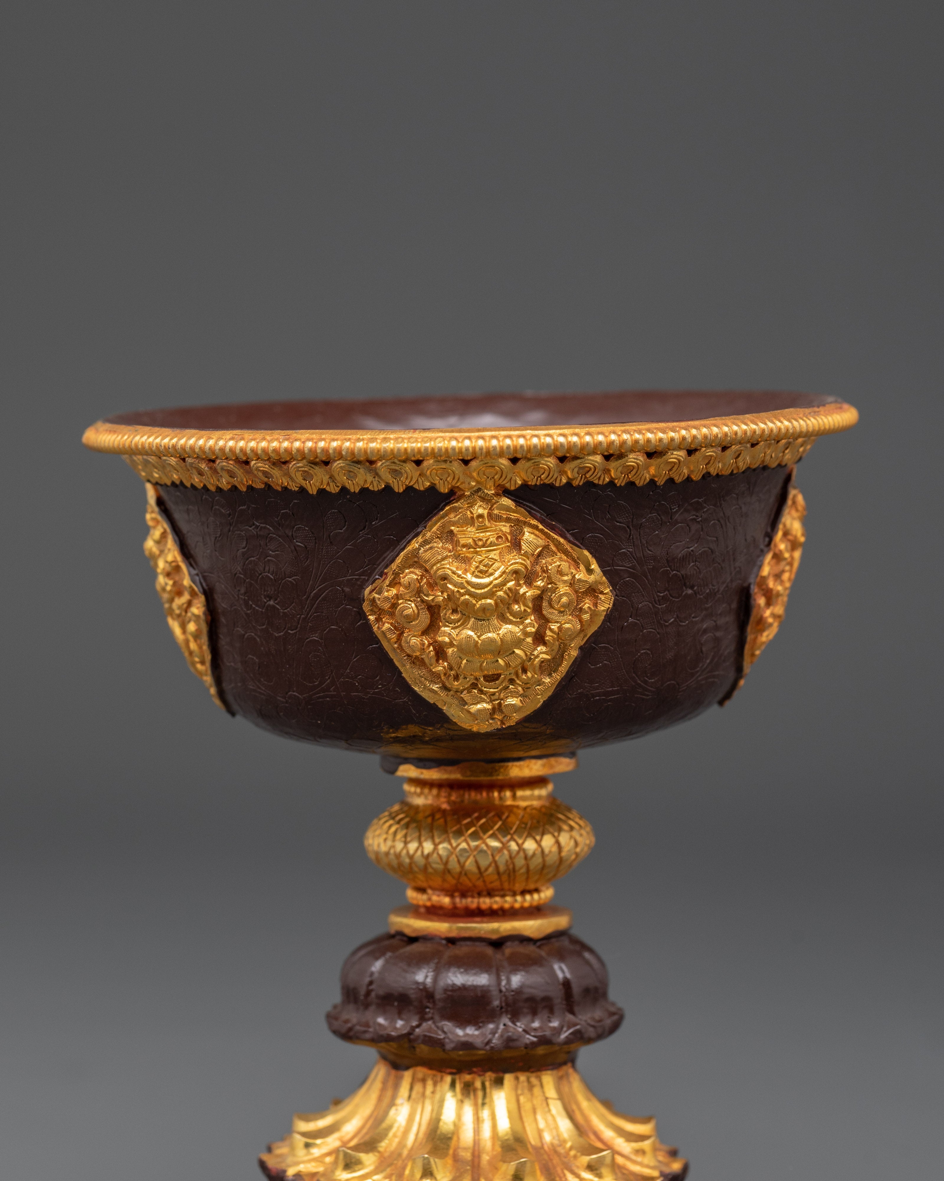 Buddhist Ritual Butter Lamp Set | Traditional Tibetan Spiritual Lamp