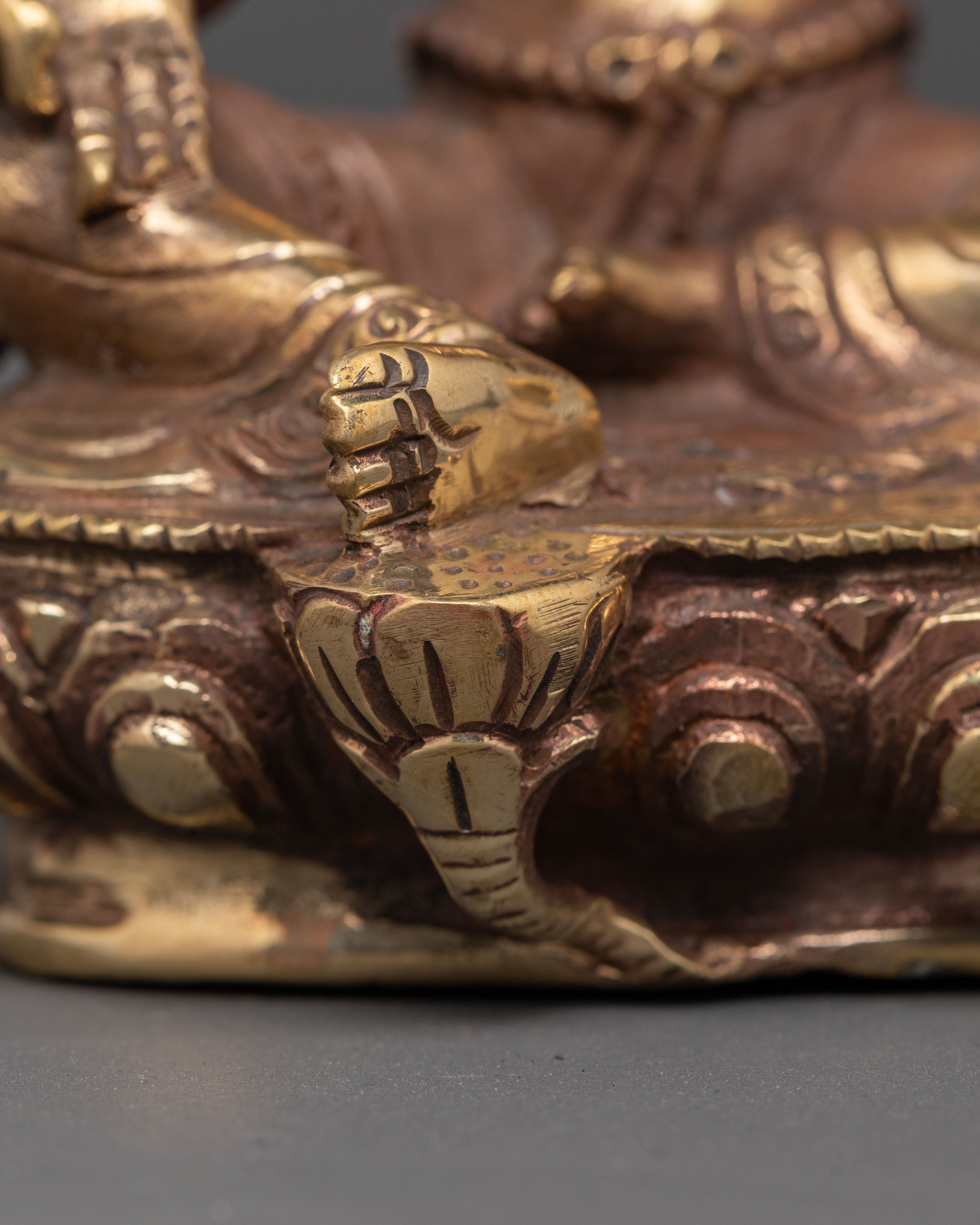 Green Tara Copper Statue | Handcrafted Tibetan Altar Decor