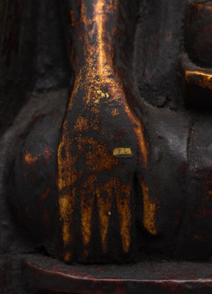 Handcrafted Shakyamuni Buddha Bodhi Wood Statue | A Sacred Buddhist Sculpture