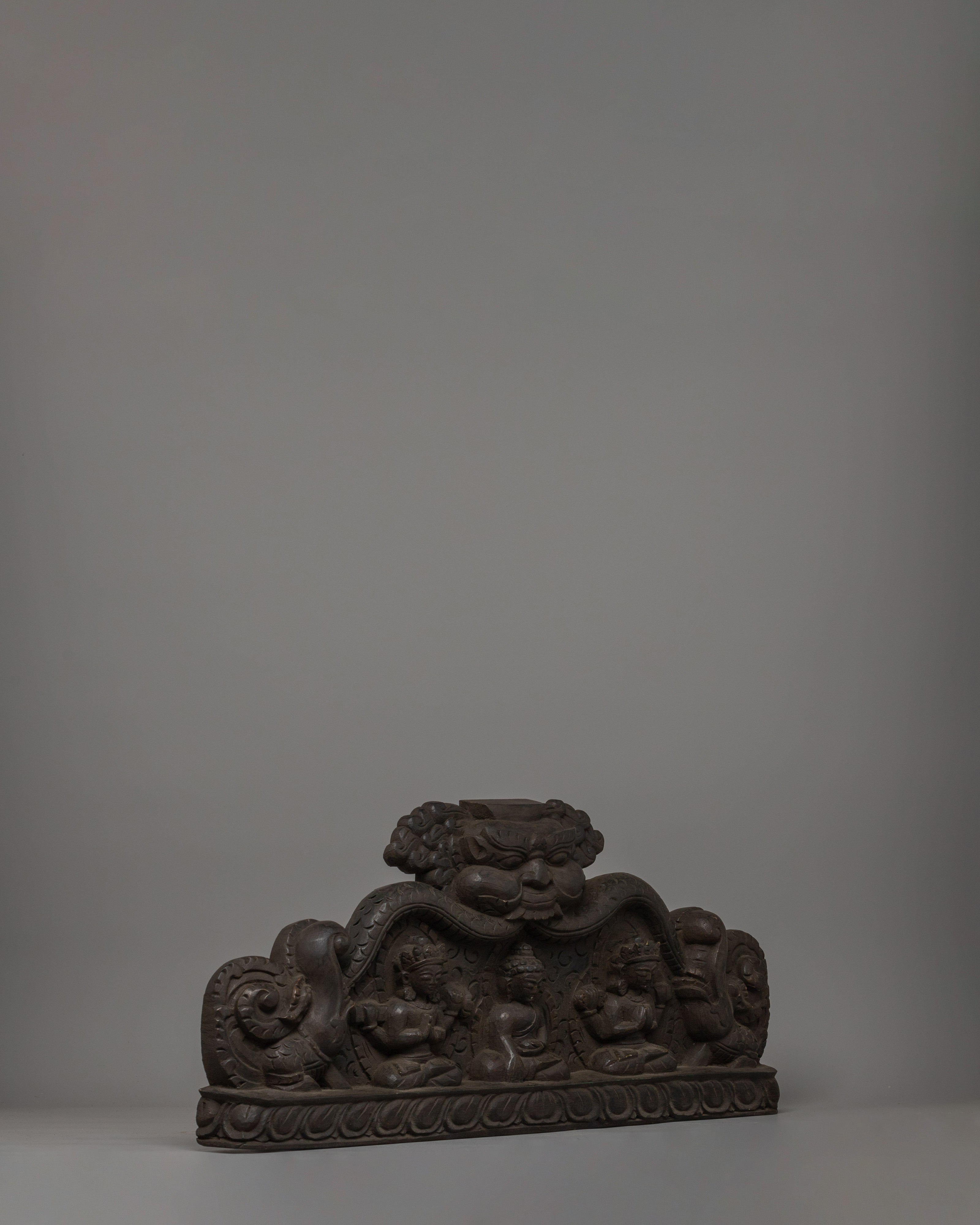 Wooden Door Frame | Temple-Style Carved Deco