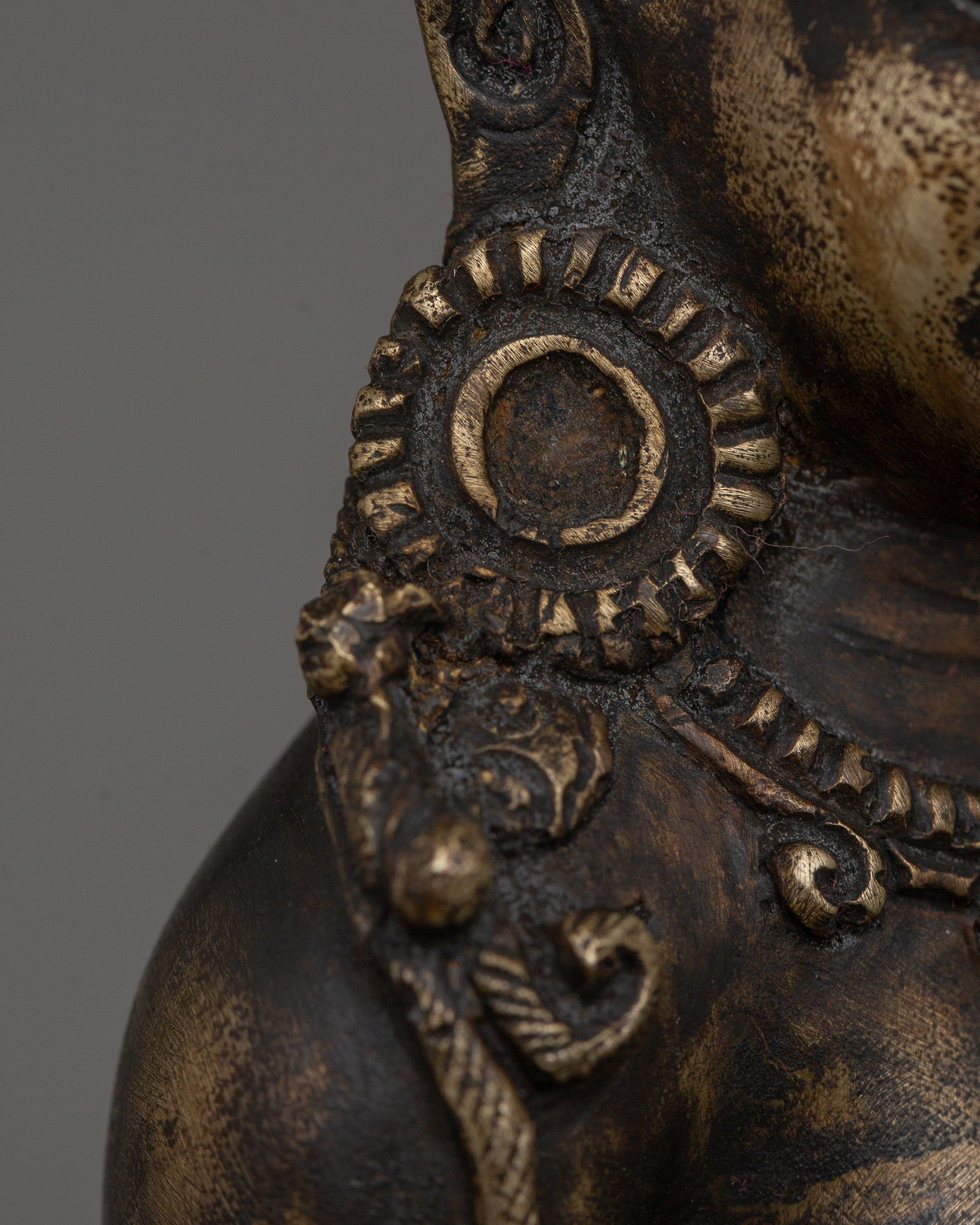 Feminine Energy Green Tara Statue | Tibetan Spiritual Artwork