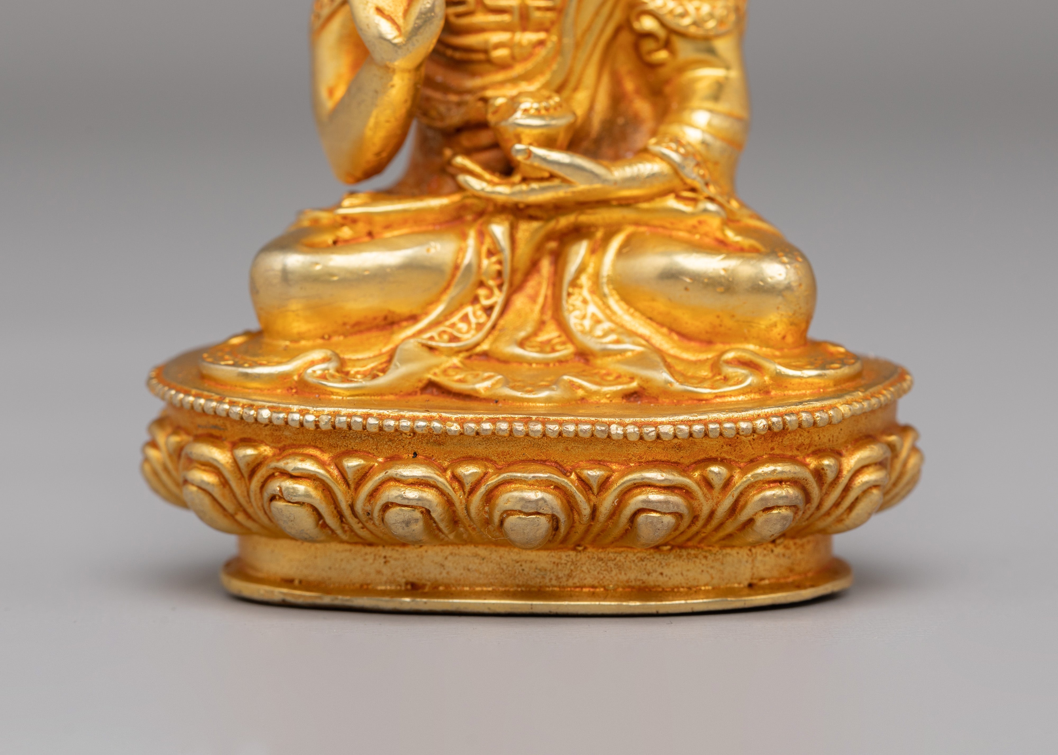 Handmade Amogasiddhi Statue | Copper Body with 24K Gold Plating