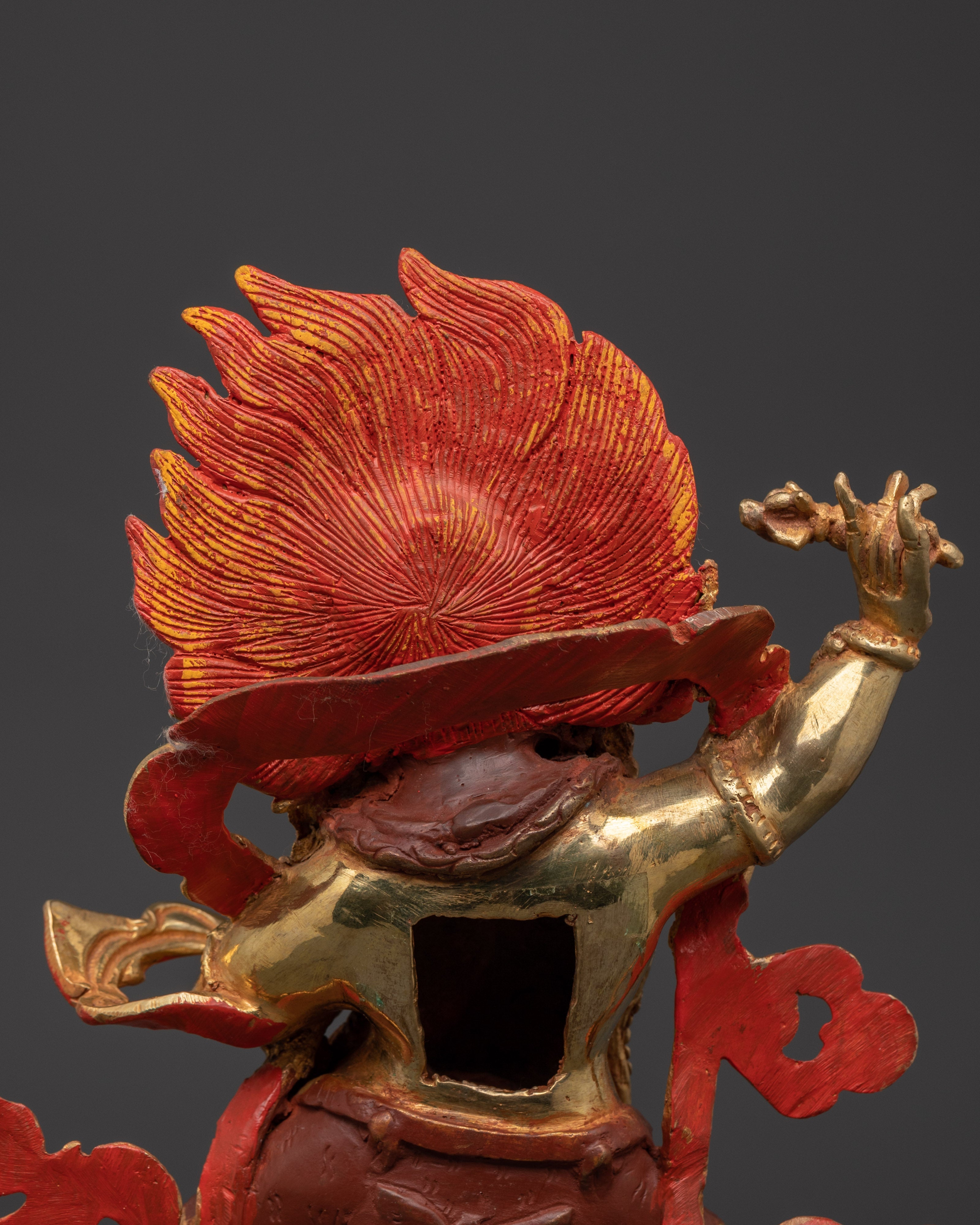 Tibetan Deity Chana Dorje Statue | Sculpture for Strength, Protection, and Empowerment