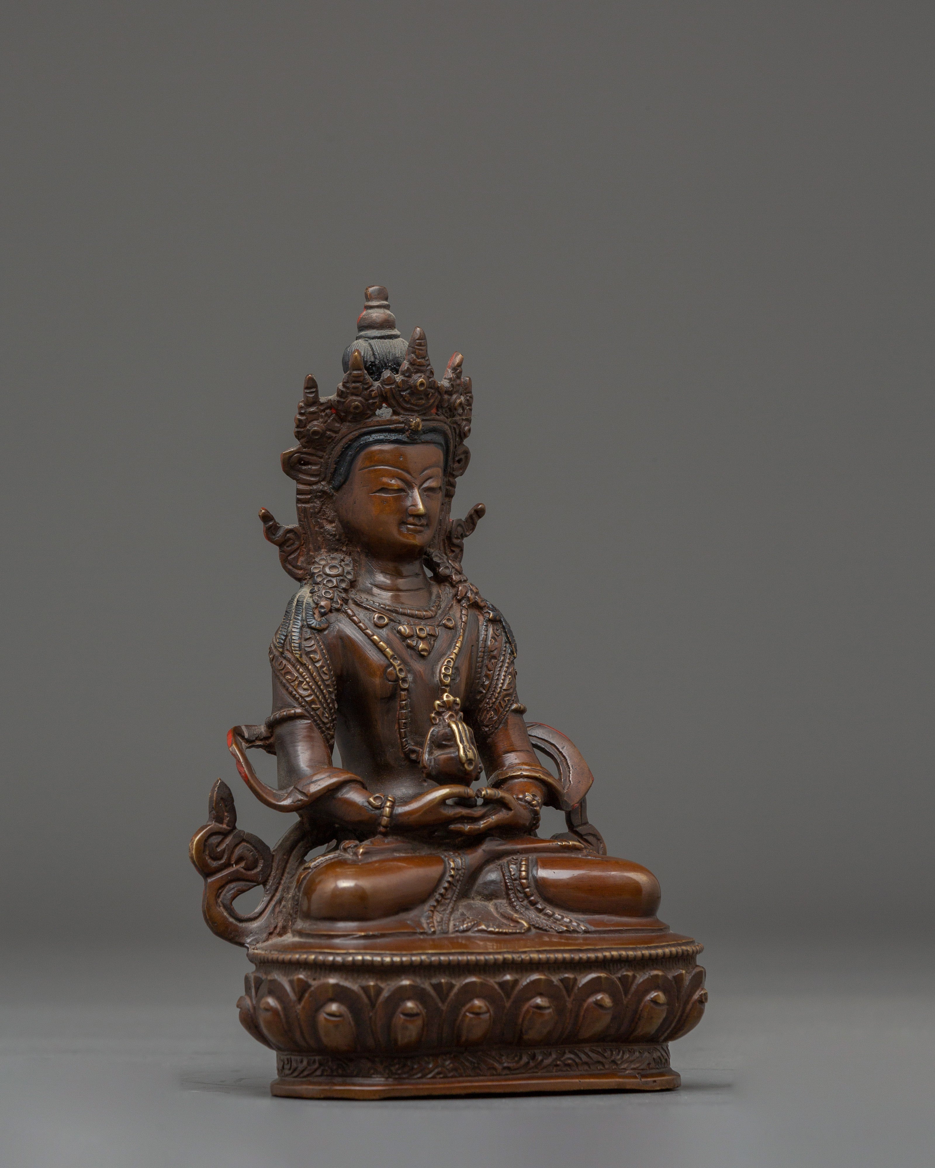 Traditional Amitayus Buddha Sculpture | Symbol of Longevity & Peace