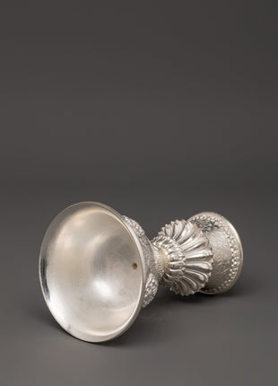 Pure Silver Tibetan Butter Lamp Set | Tibetan Offering Lamps