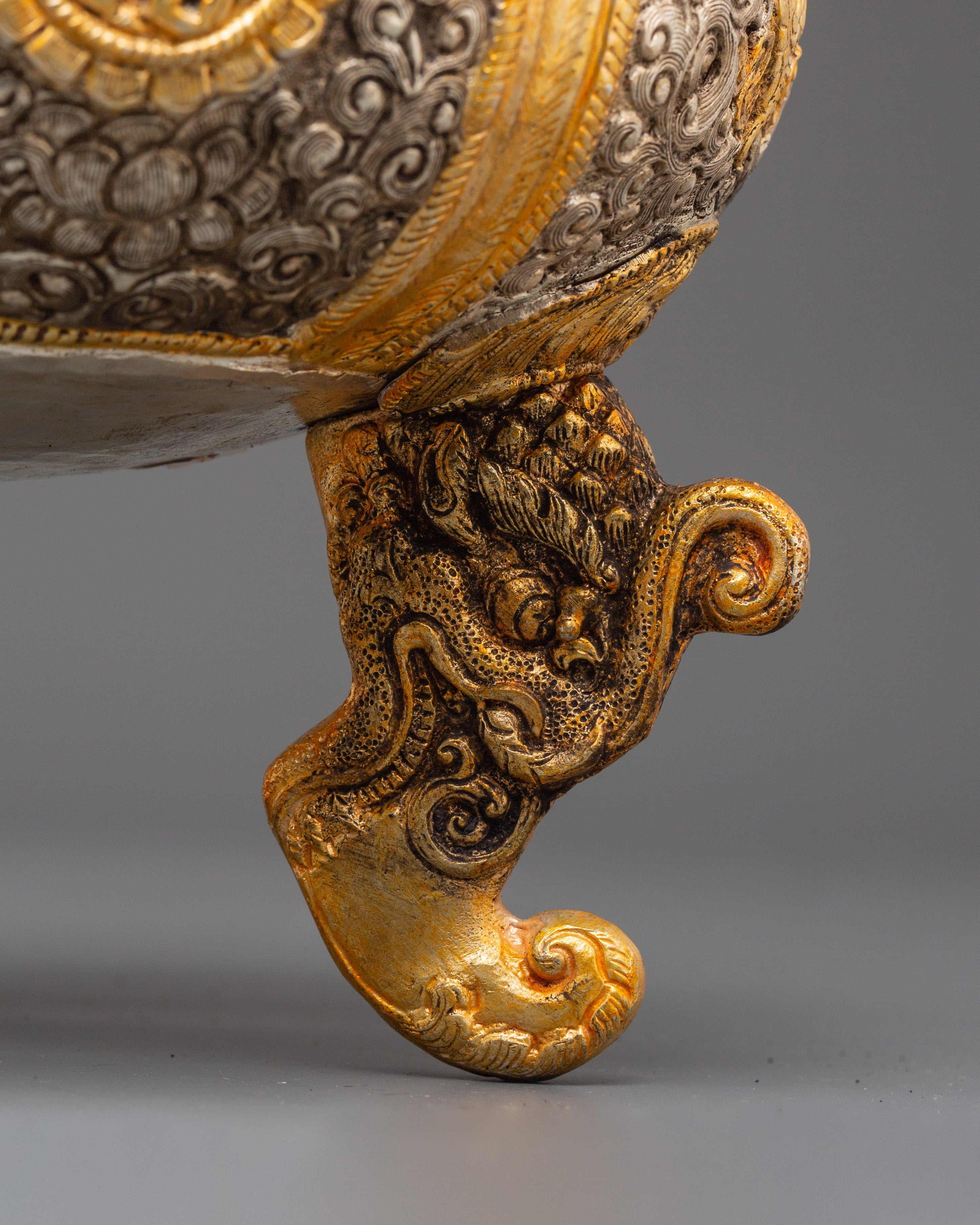 Sacred Golden Incense Burner for Religious Ceremonies | Offerings and Worship