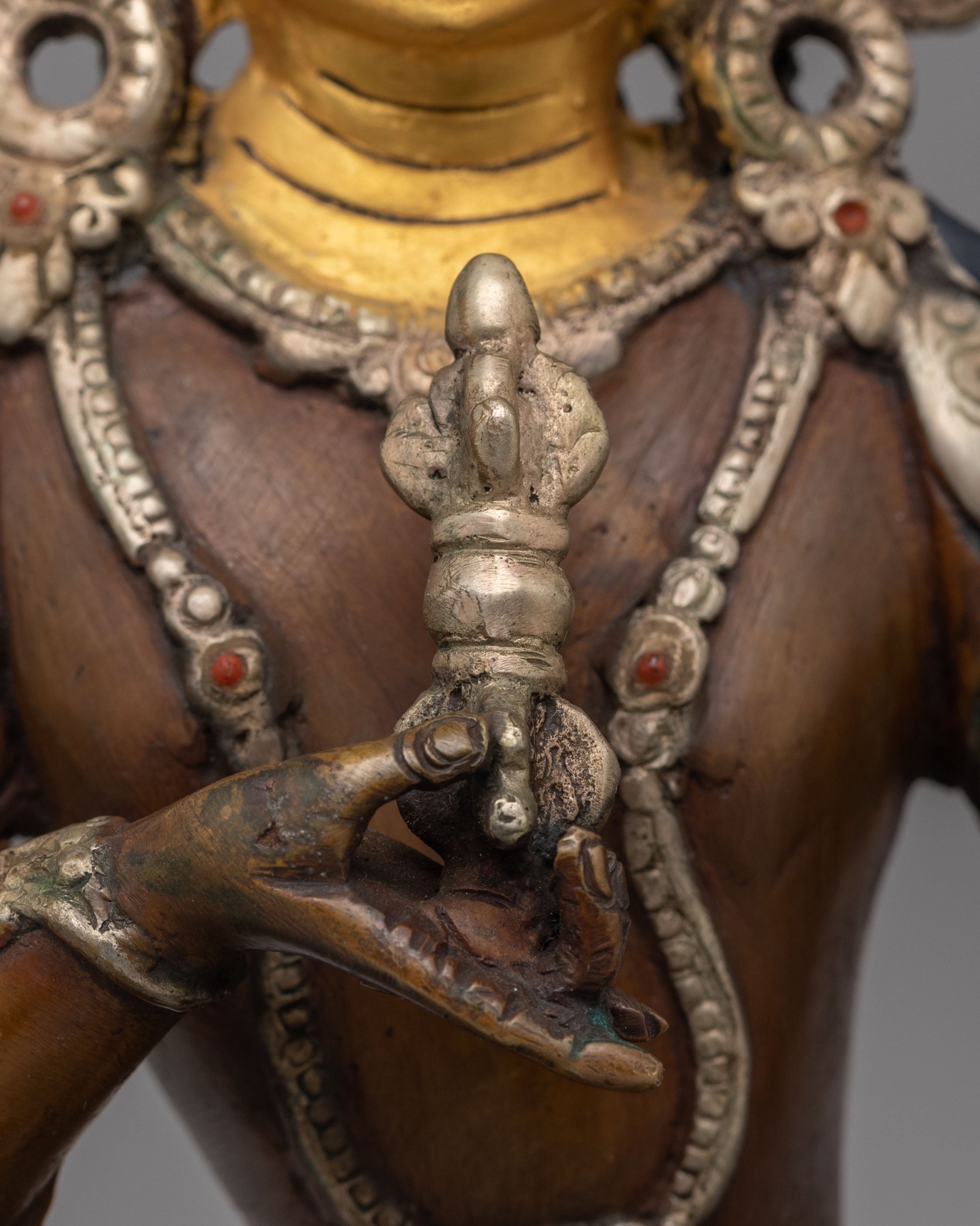 Sacred Tibetan Vajrasattva Purification Statue | Tibetan Buddhist Purification Deity