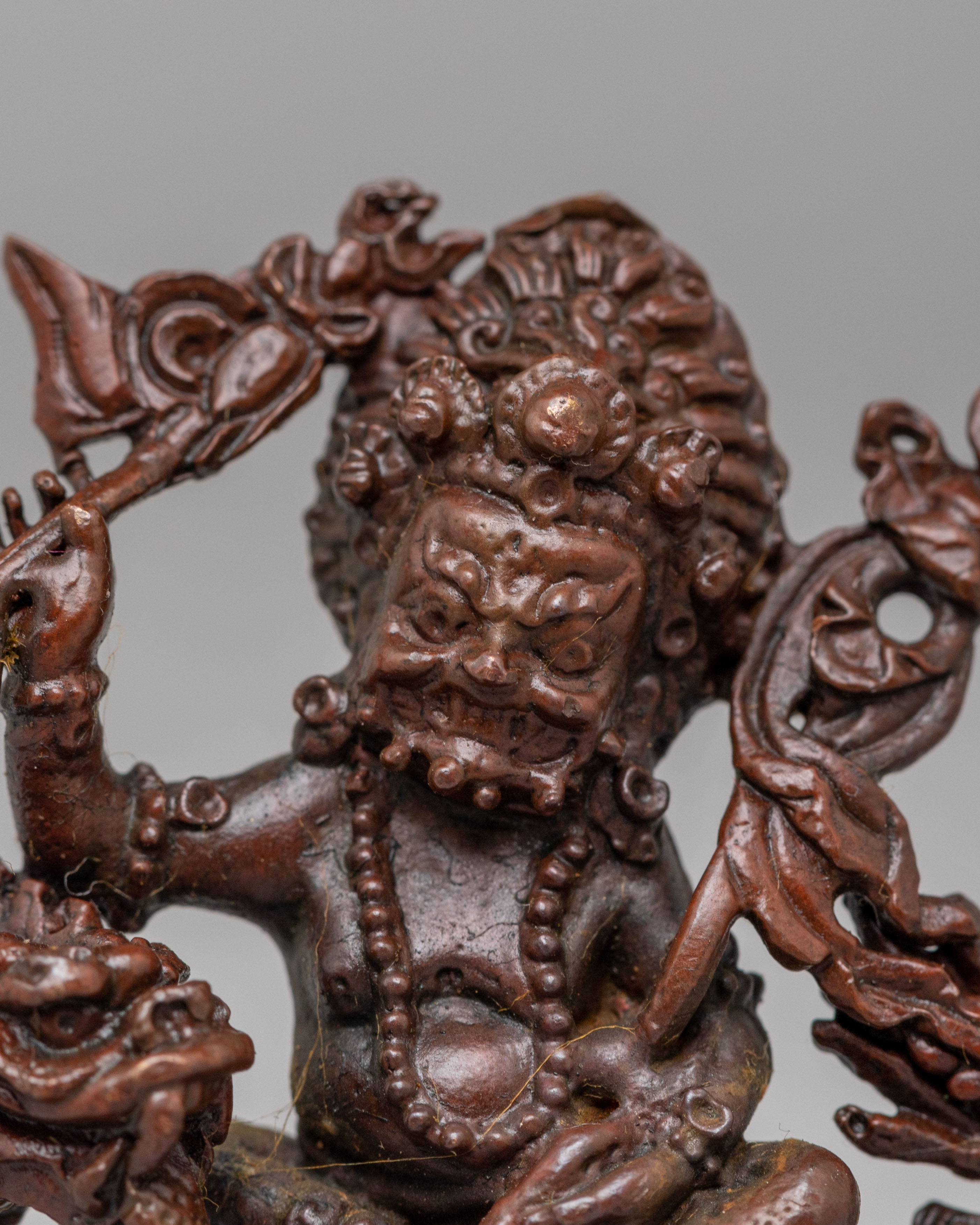 Sacred White Dzambhala Statue | Tibetan Buddhist Wealth Protector