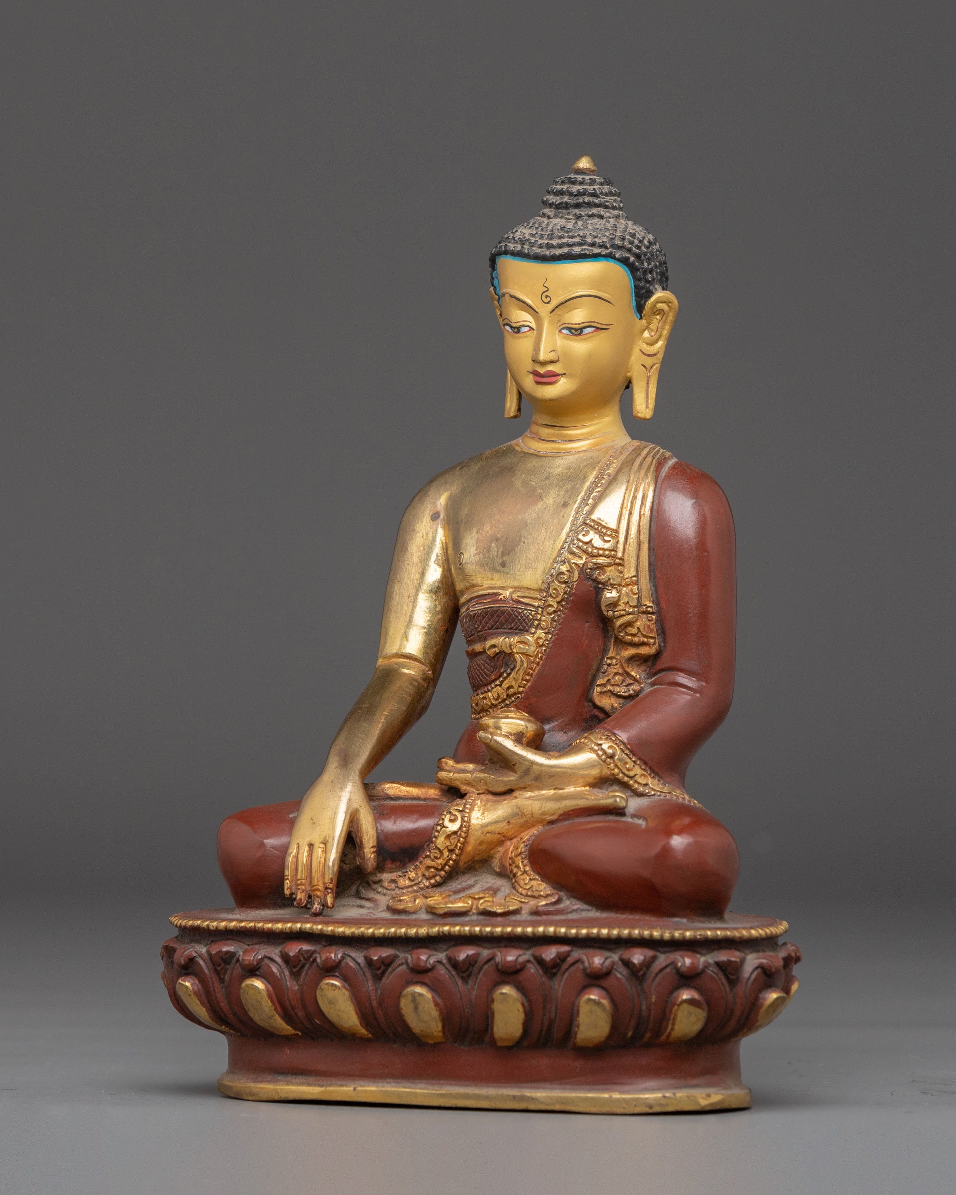 Handcrafted Figurine of Shakyamuni Buddha | Buddha of Wisdom and Compassion