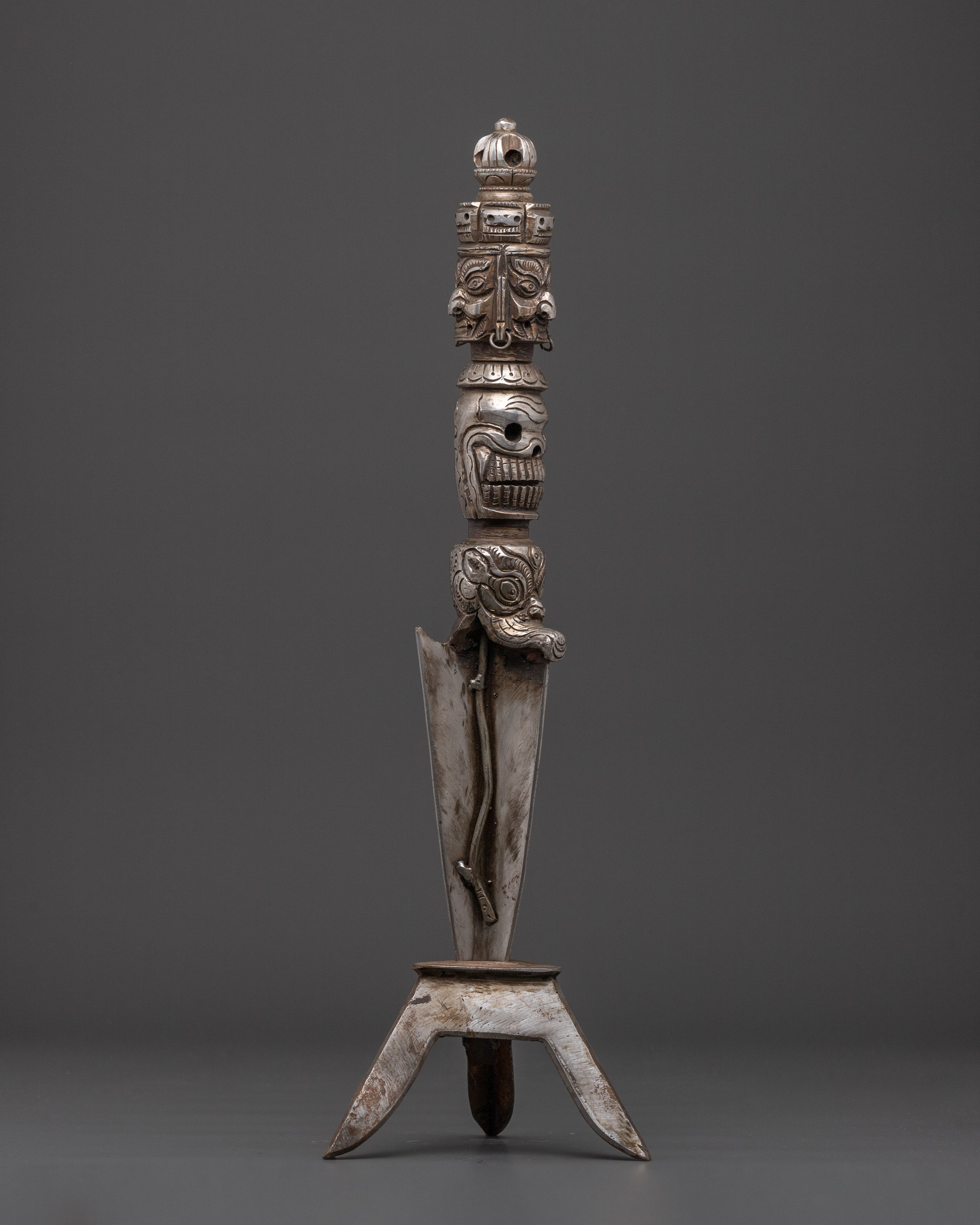 Sacred Ritual Phurba | Iron Dagger