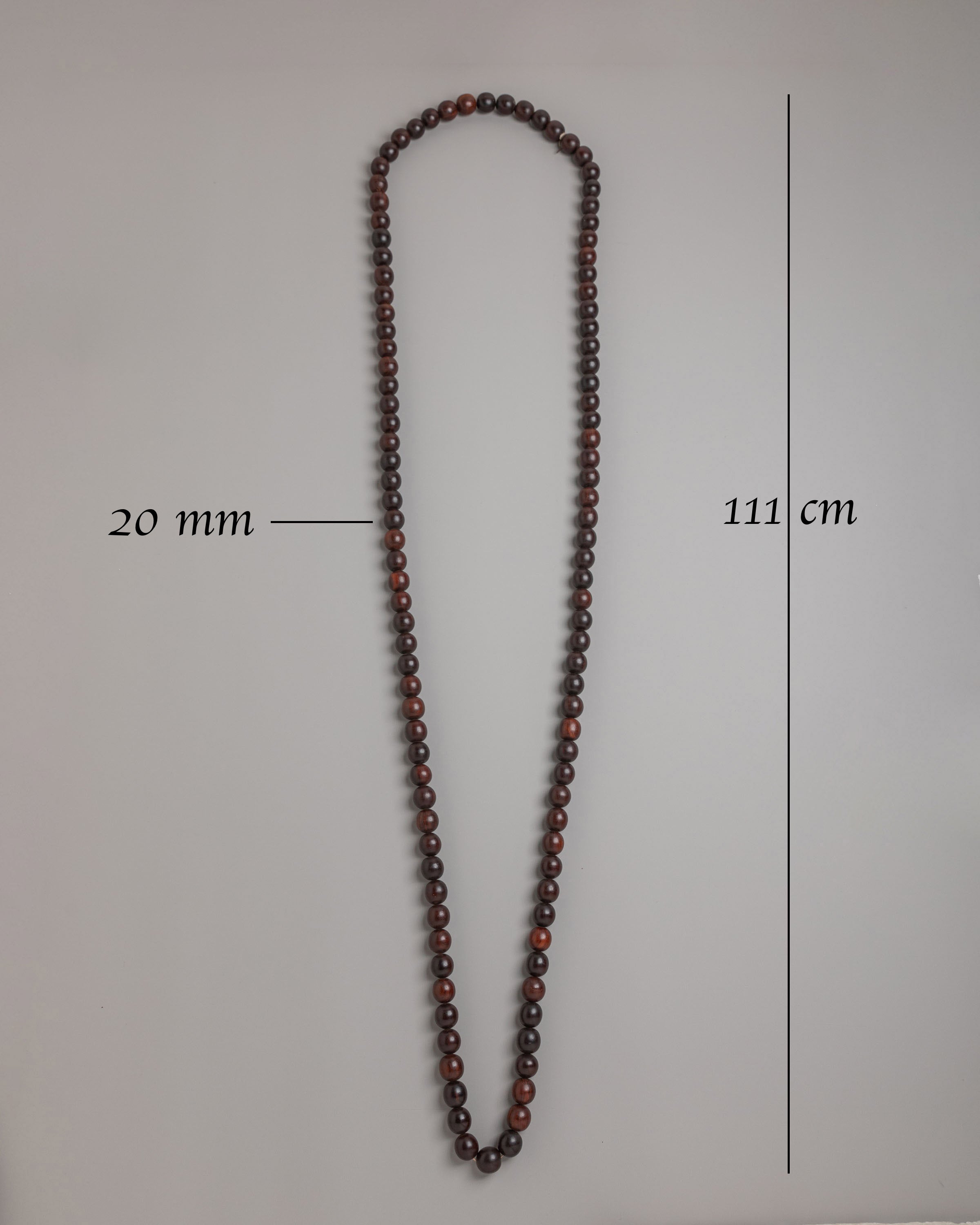 Handcrafted Red Sandalwood Mala | Mantra Meditation & Prayer Beads