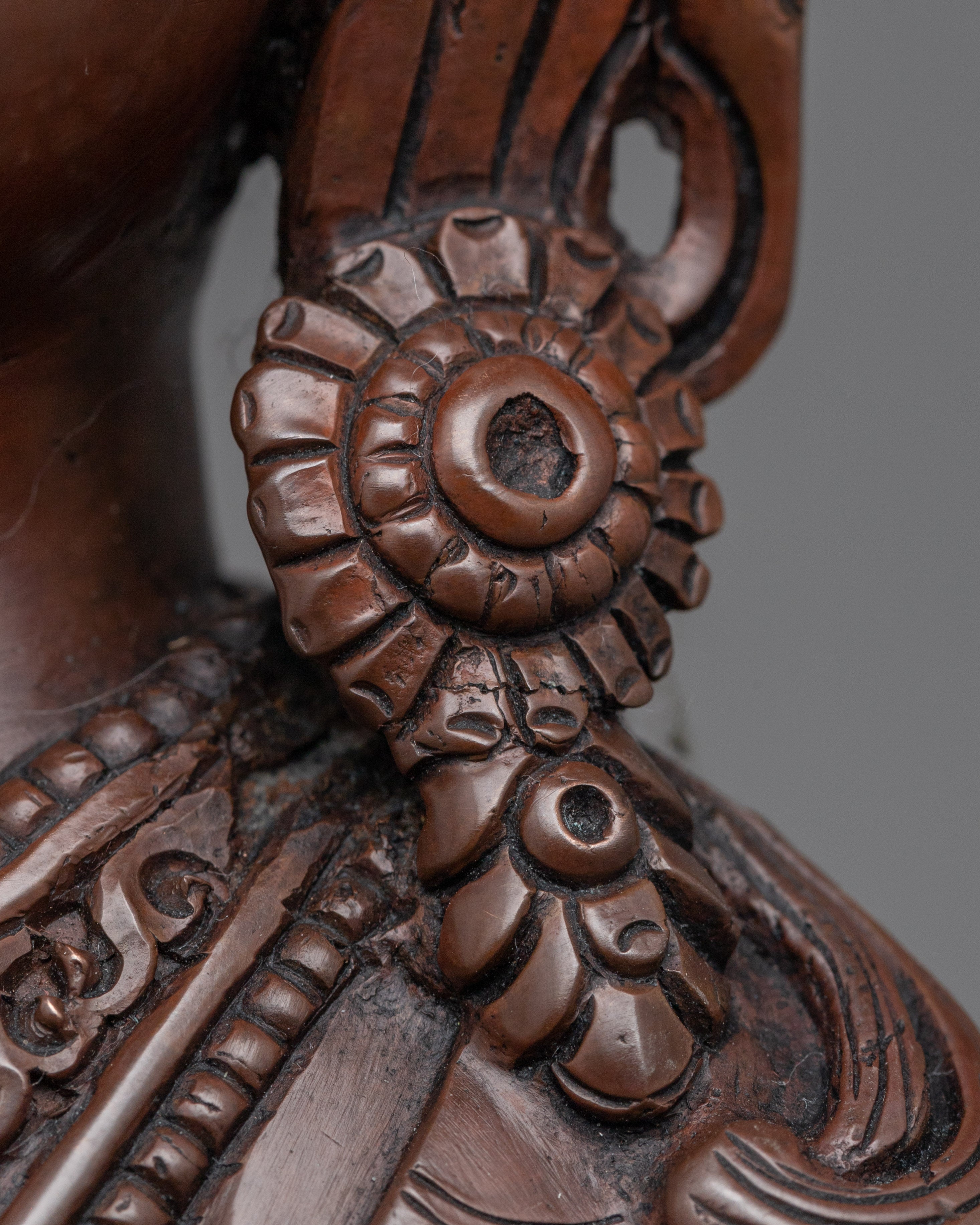 Seated Amitayus Buddha Statue  | Handmade Traditional Nepali Figure