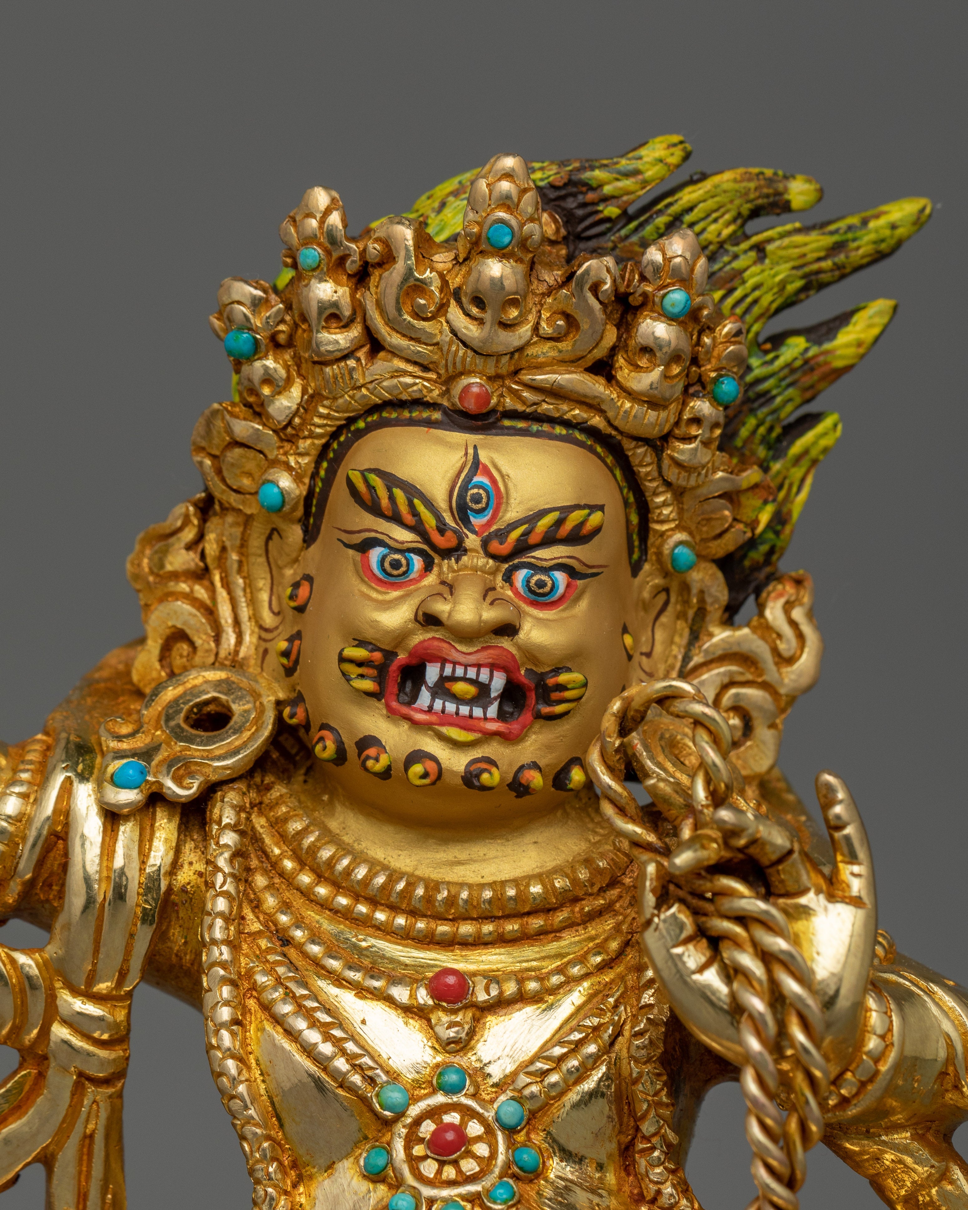 The Fierce Statue of Vajrapani | Protector of the Buddha