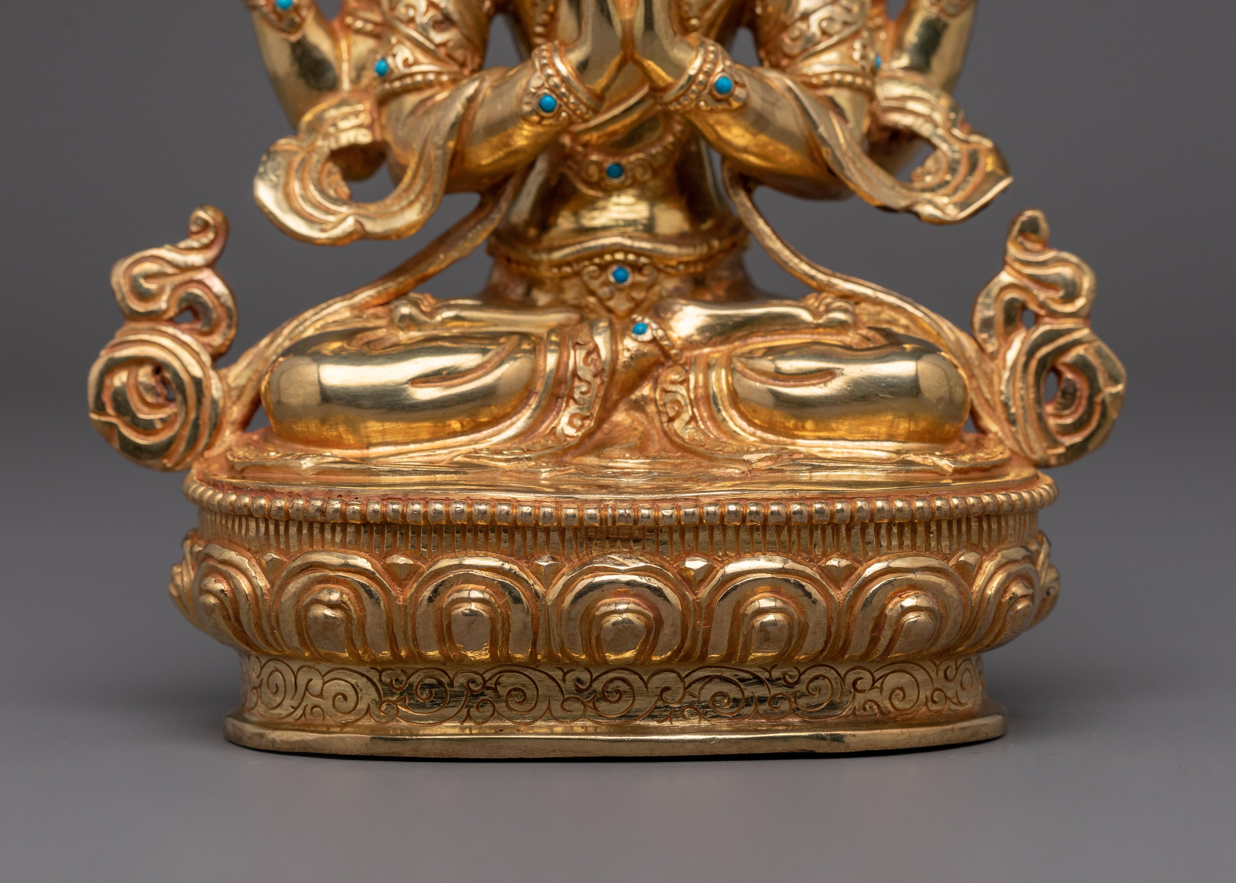 Compassionate Bodhisattva Chenrezig Statue | Home and Altar Decor