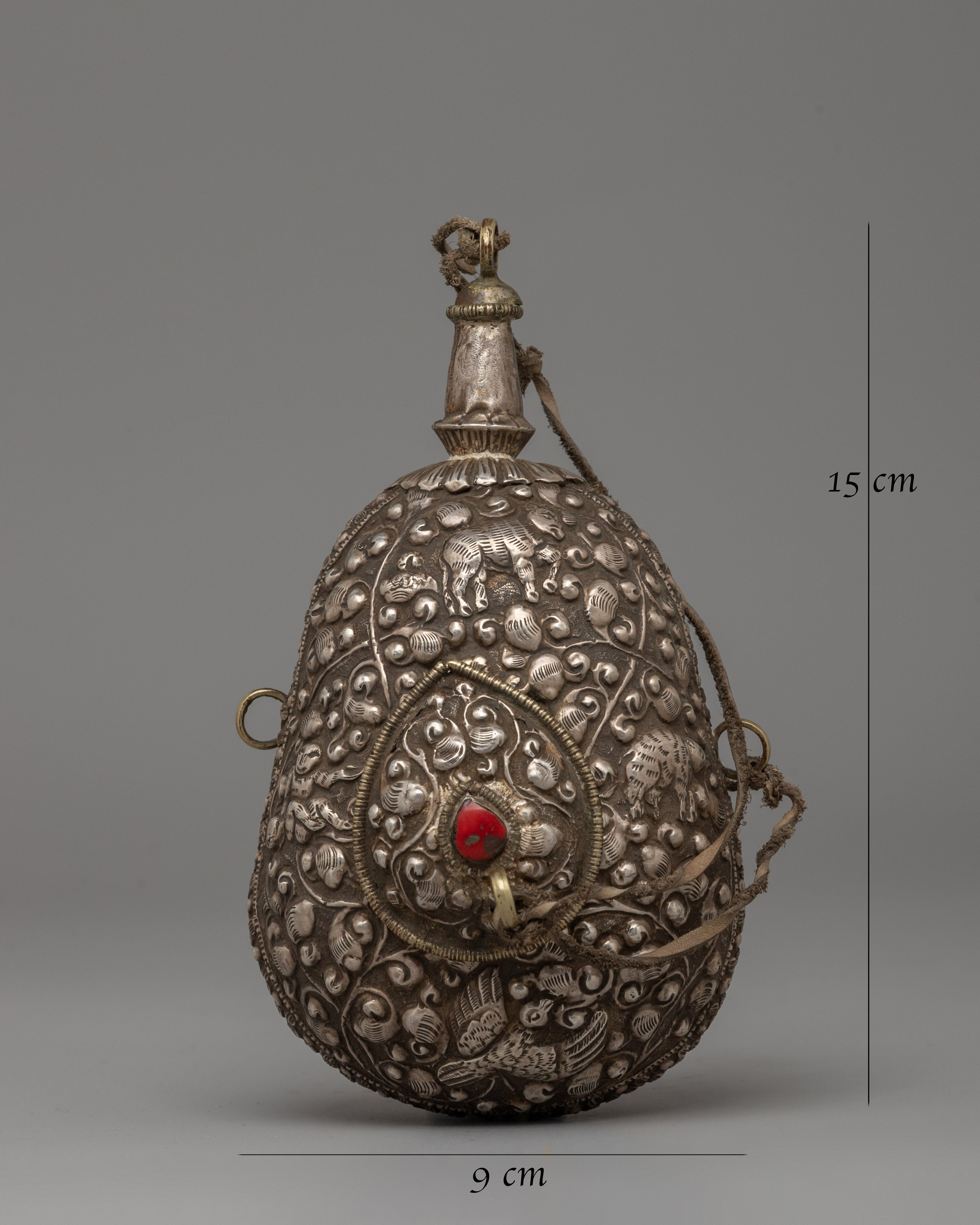 Tibetan Religious Snuff Bottle | A Sacred Ritual Vessel