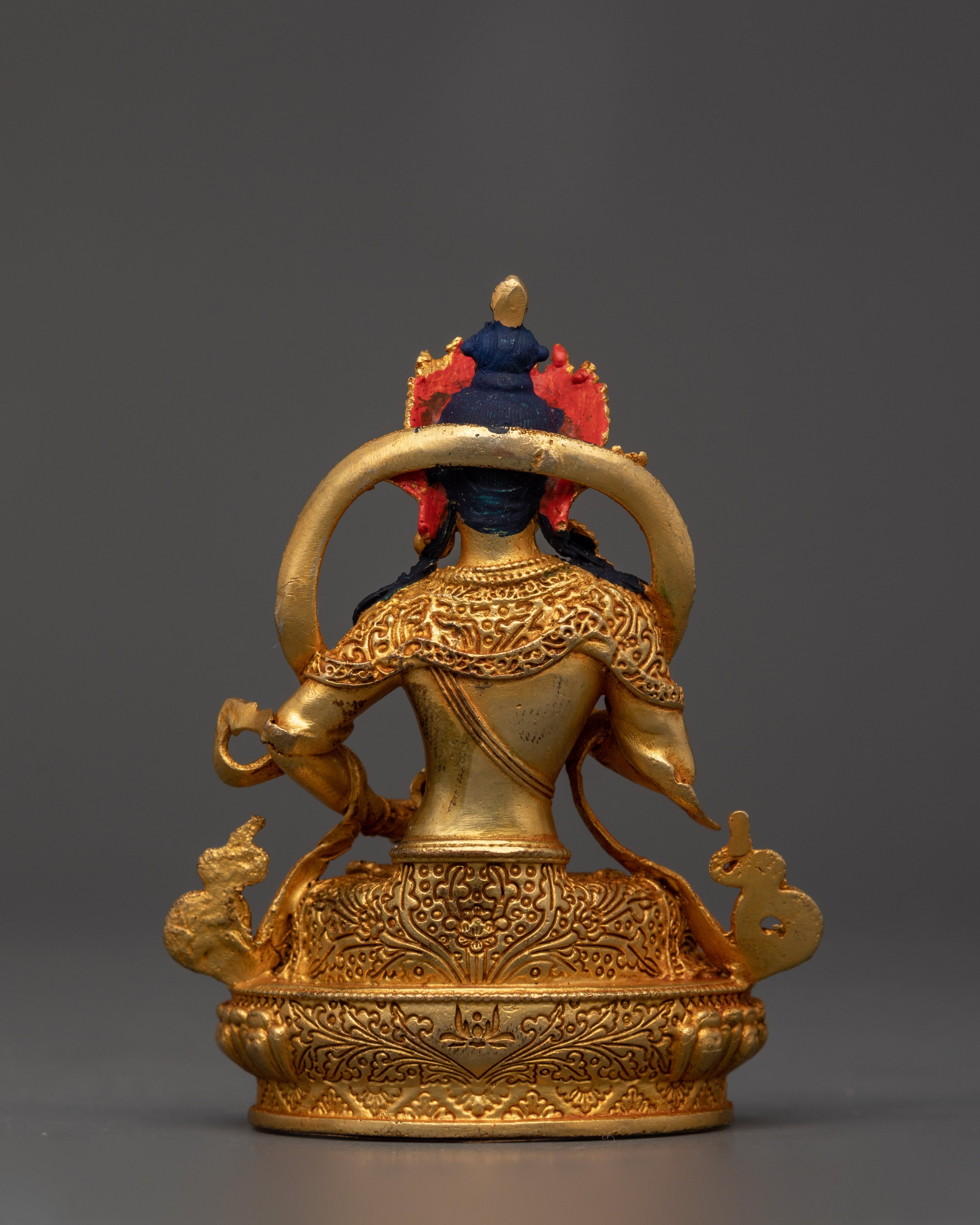 Divine Vajrasattva Statue with Vajra | Tibetan Buddha Healing Sculpture
