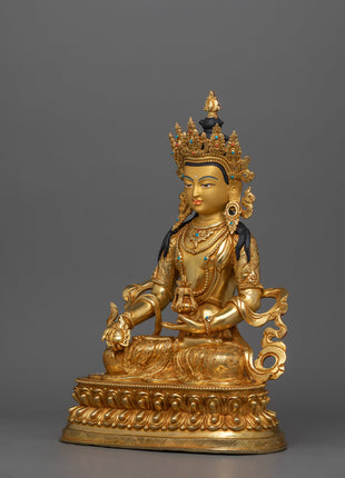 Tibetan Hand-crafted Kshitigarbha Statues | Tibetan Altar Zen Decor