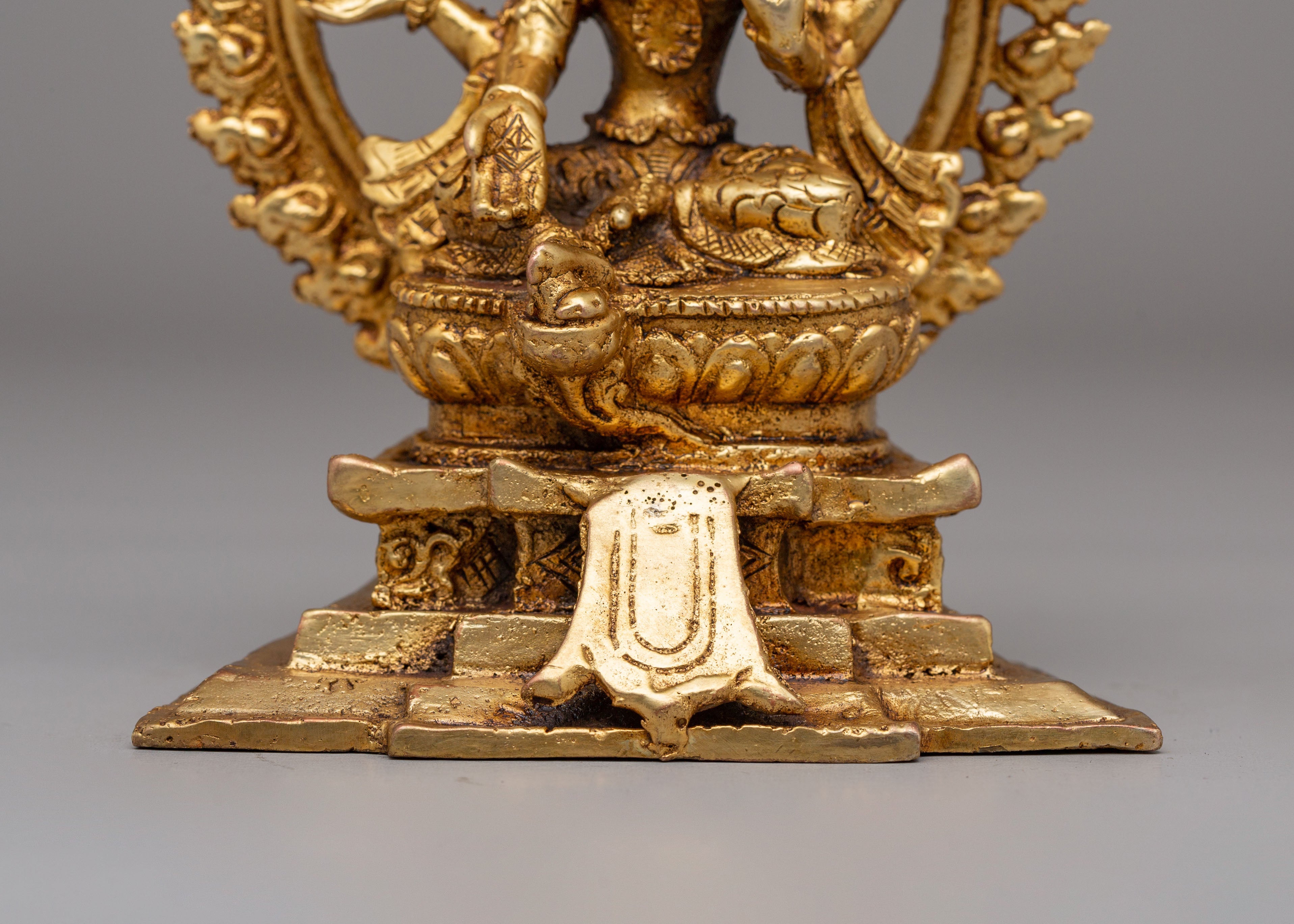 Sacred Laxmi Statue | Handcrafted Copper Statue of Goddess of Wealth and Prosperity