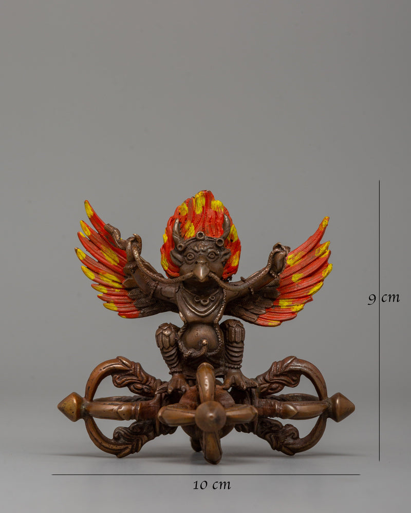 Handcrafted Garuda Oxidized Copper Statue | A Symbol of Power