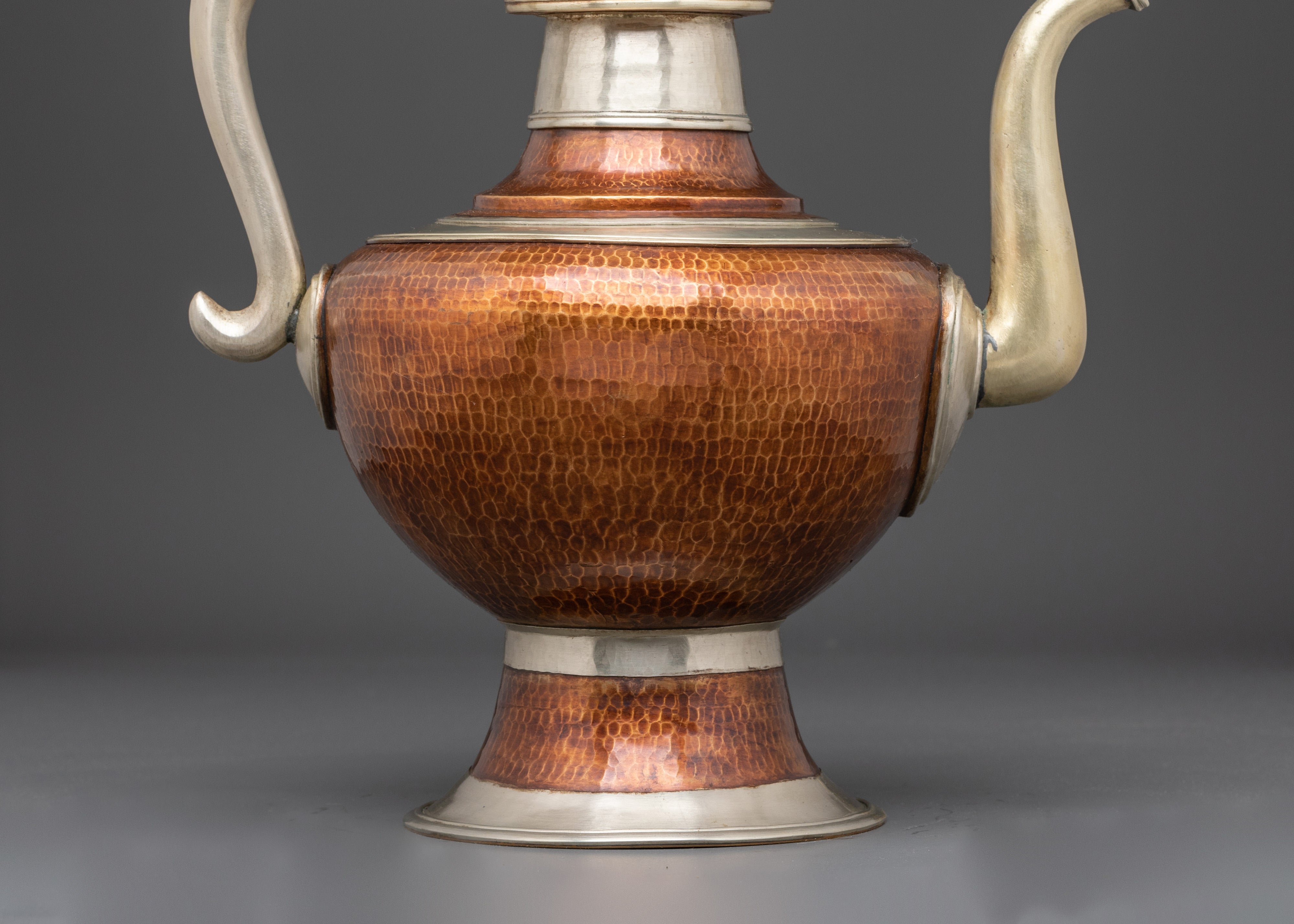 Tibetan Kettle | Silver Plated Teapot