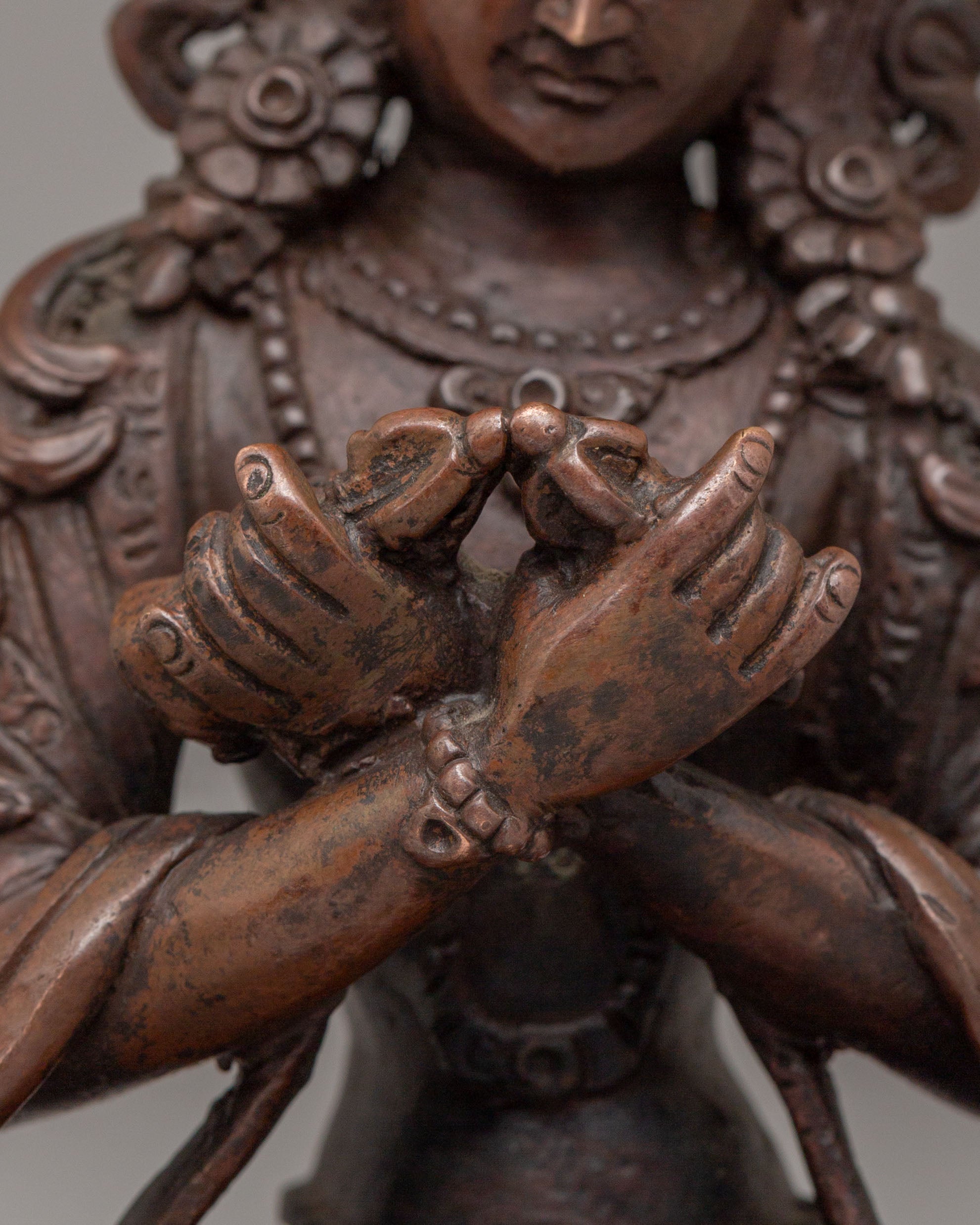 Handmade Vajradhara Statue | Tibetan Buddha Figurine for Altar & Meditation