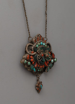 Tibetan Garuda Dharma Locket | Spiritual Connection and Protection Accessory
