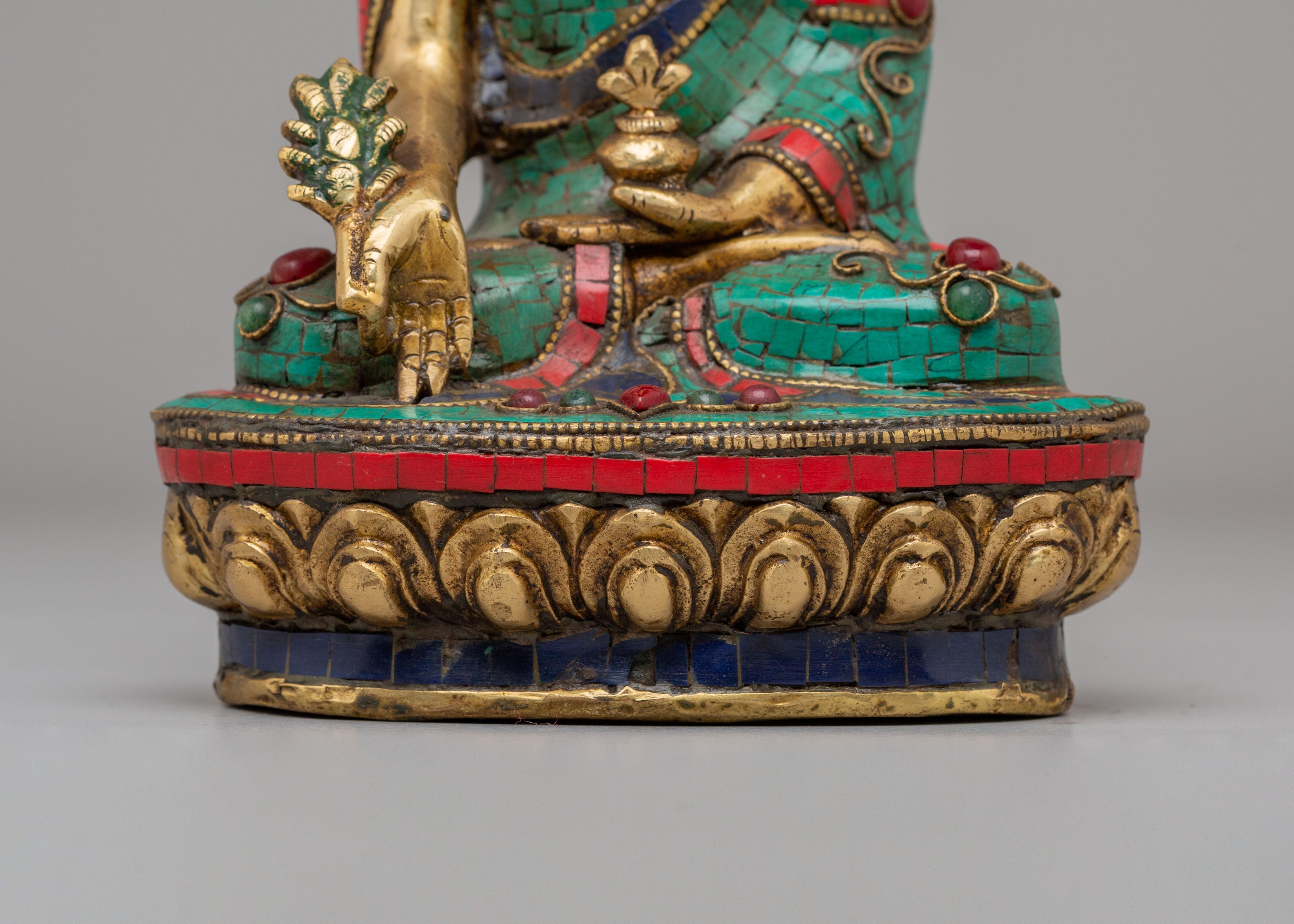 Traditional Medicine Buddha Deity Statue | Healing Symbolism