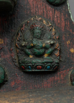 Wooden Chakrasamvara Thangka | A Sacred Buddhist Artwork