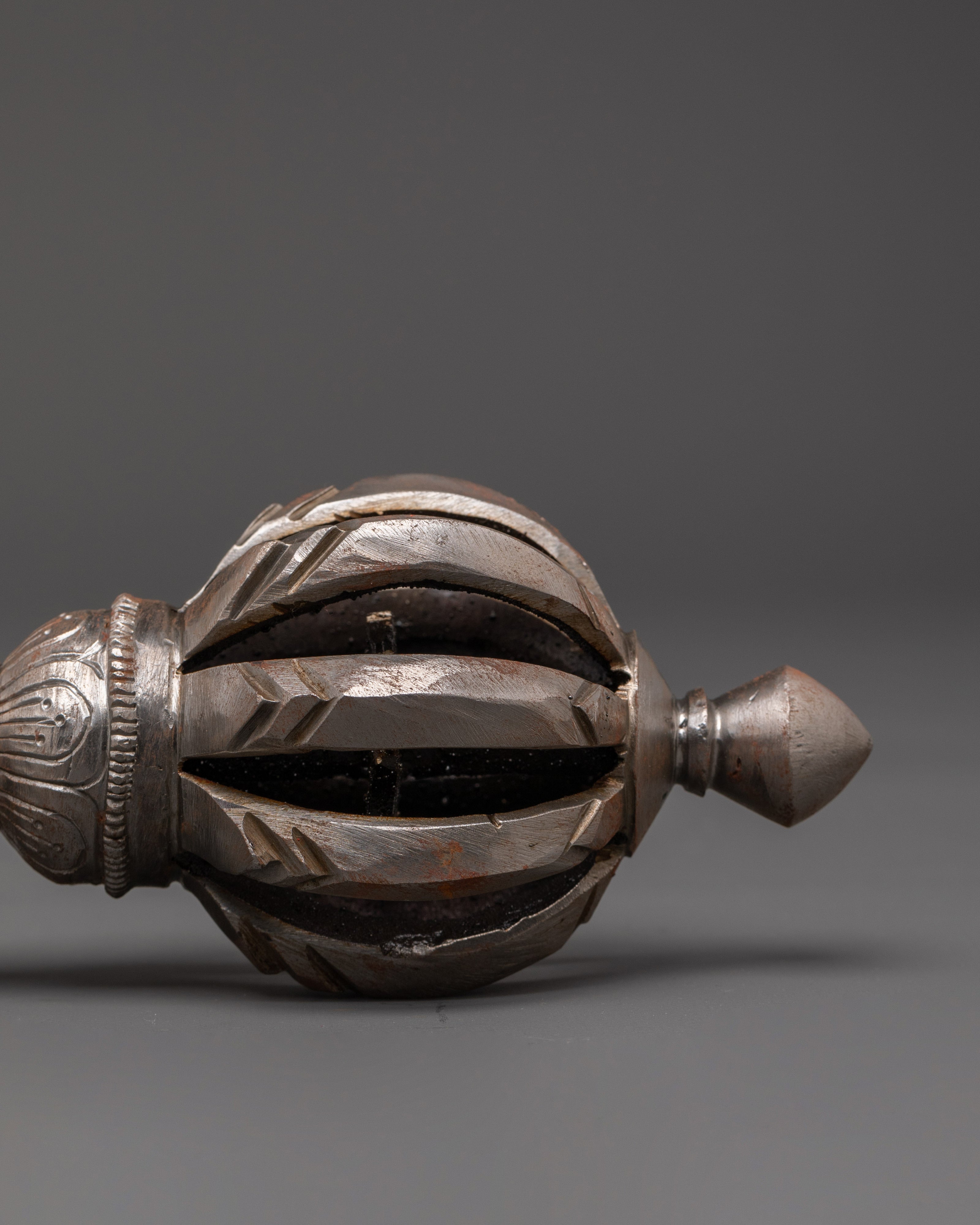 Handmade Vajra | Iron Body Ritual Tool for Spiritual Strength & Protection