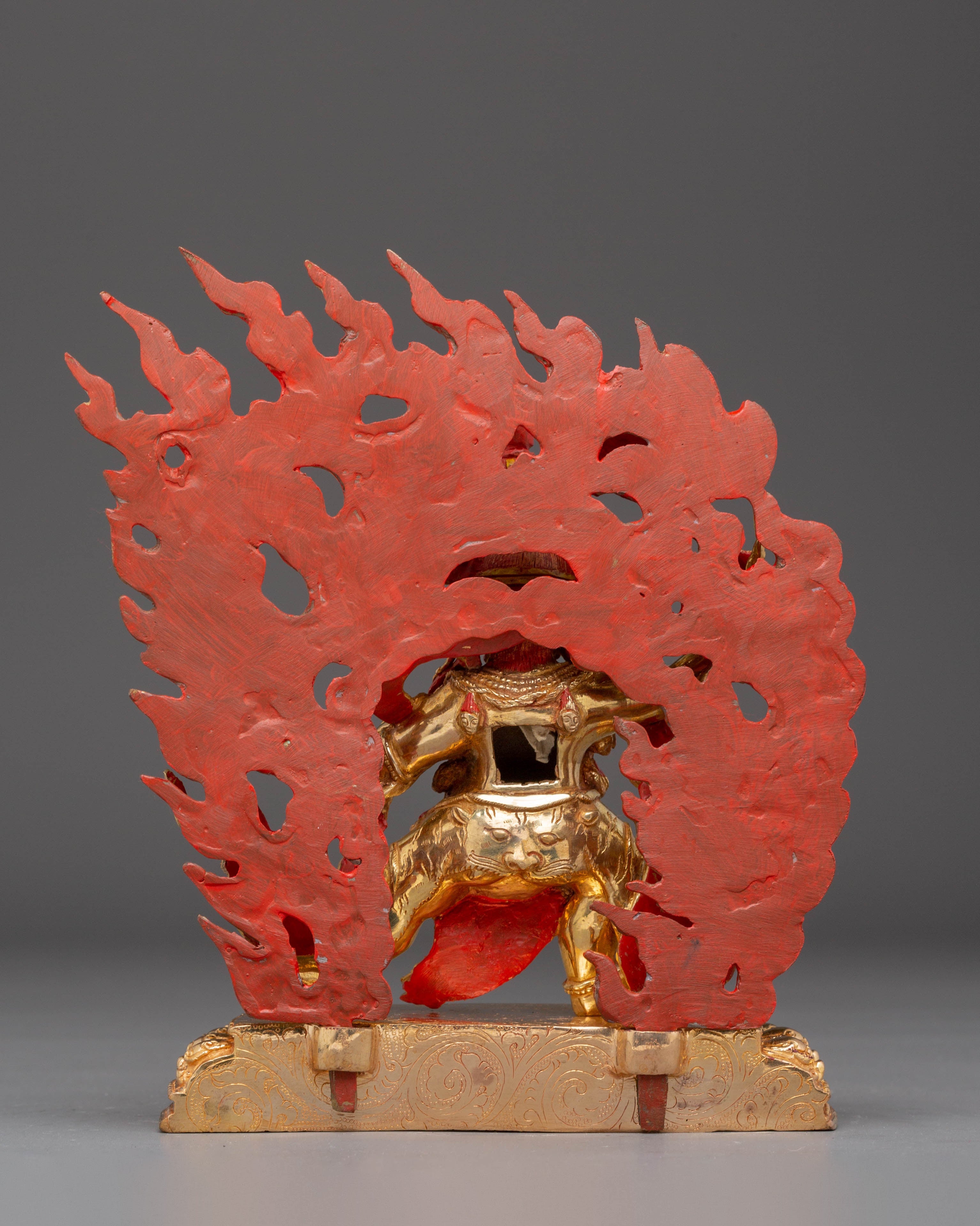 Wrathful Black Manjushri Statue | Tibetan Buddhist Deity of Wisdom