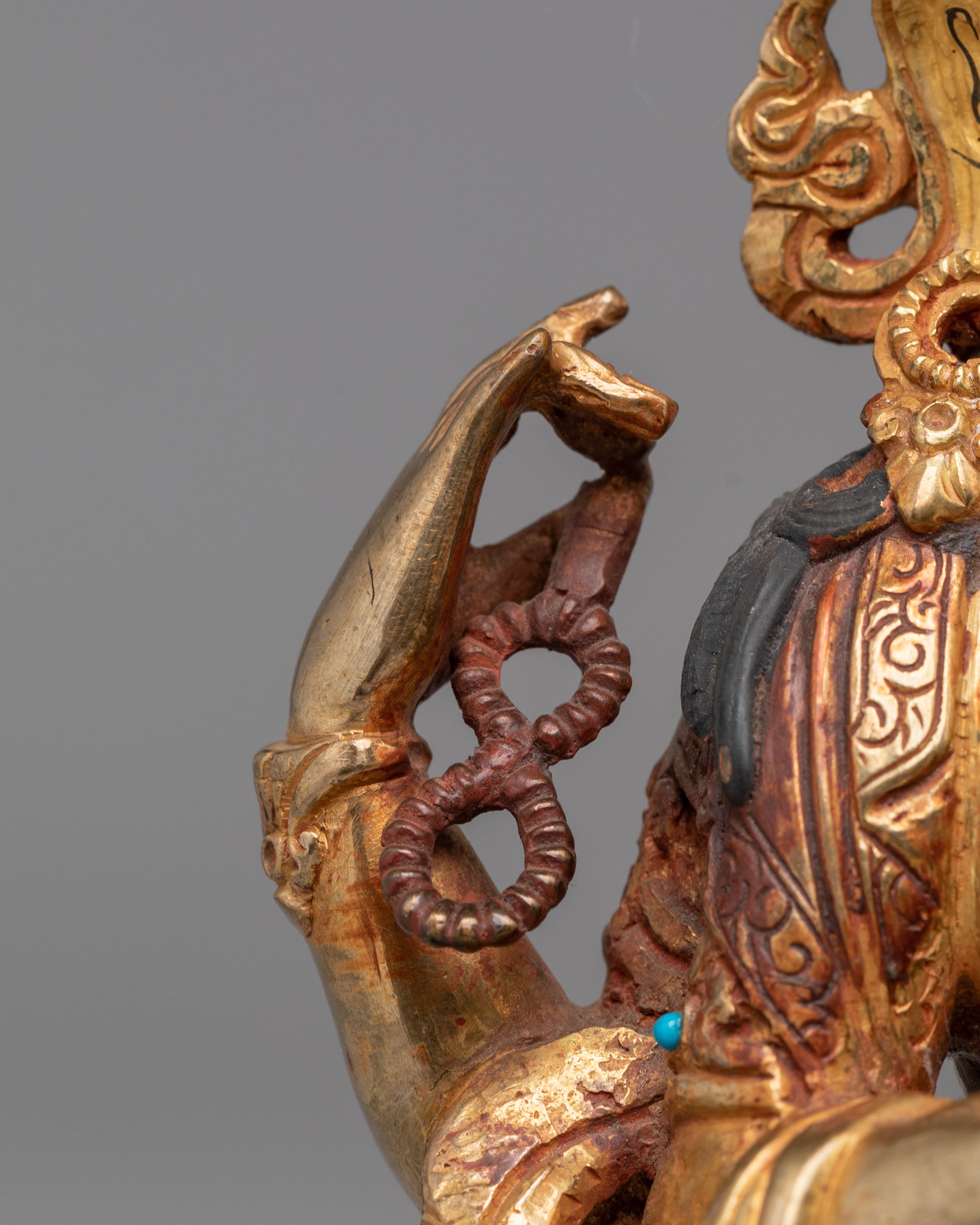 Bodhisattva Chenrezig Sacred Statue | Gold Plated Chenrezig