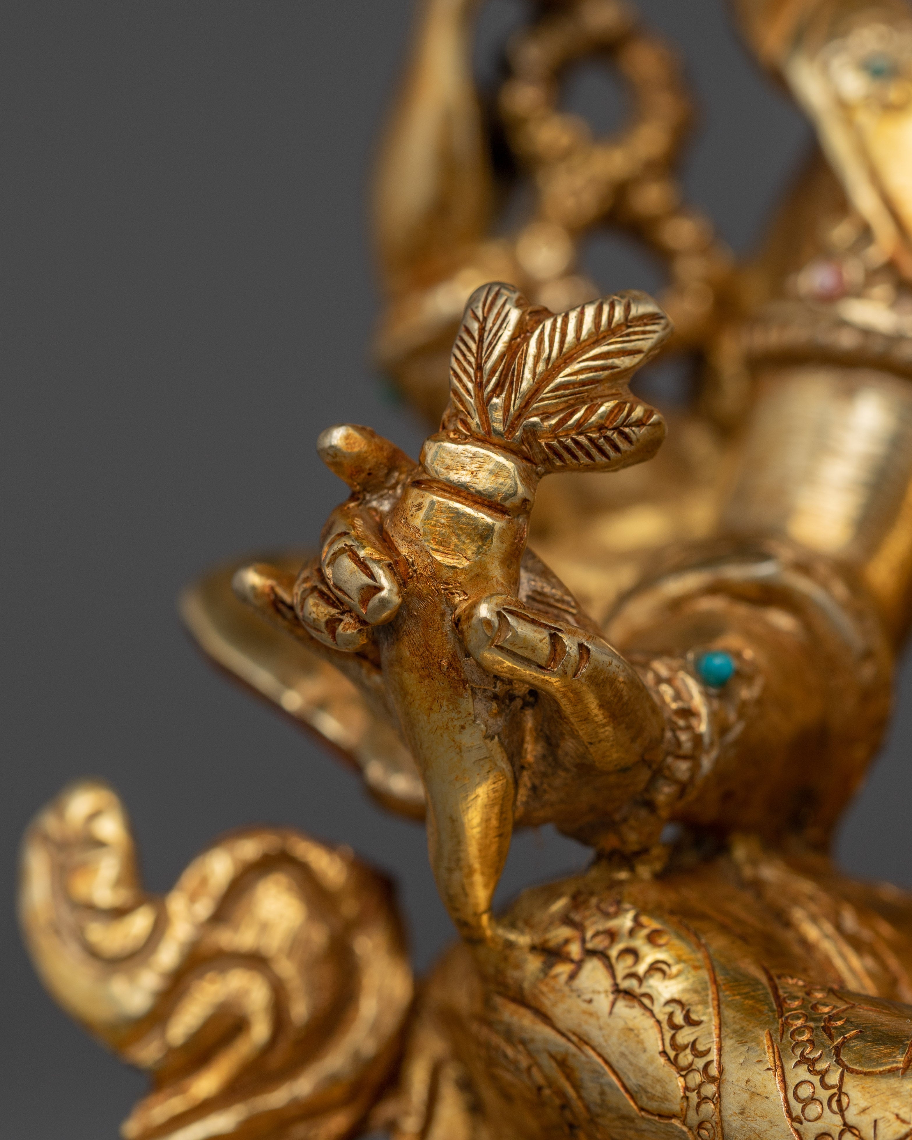 Handcrafted Copper Ganesh Statue | Ideal for Your Altar or Shrine Decor