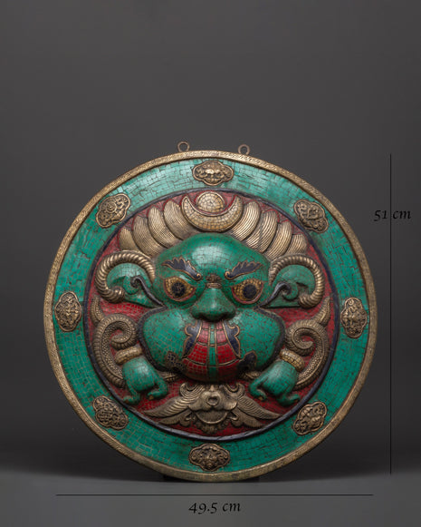 Tibetan wall hanging with turquoise | Sacred Space & Decor