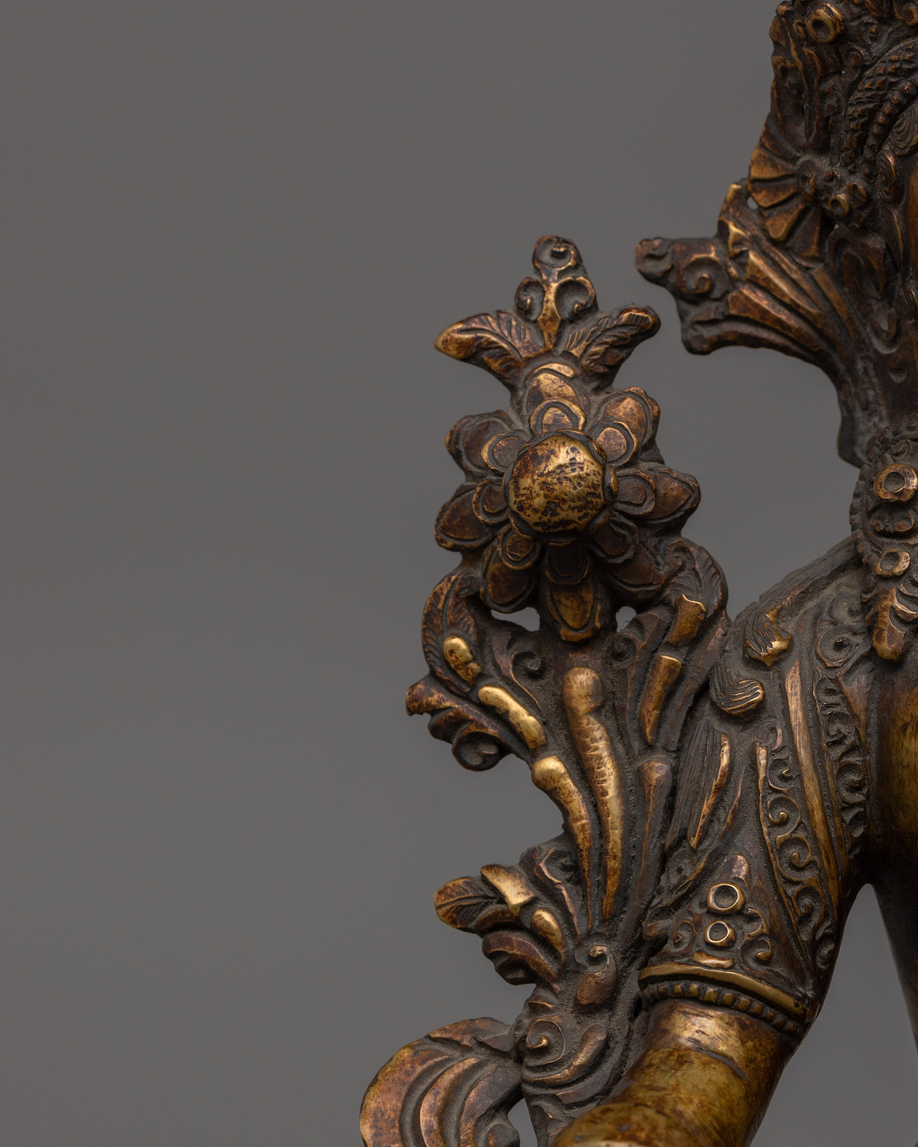 Sculpture of Buddhist Deity White Tara | Goddess of Compassion and Longevity