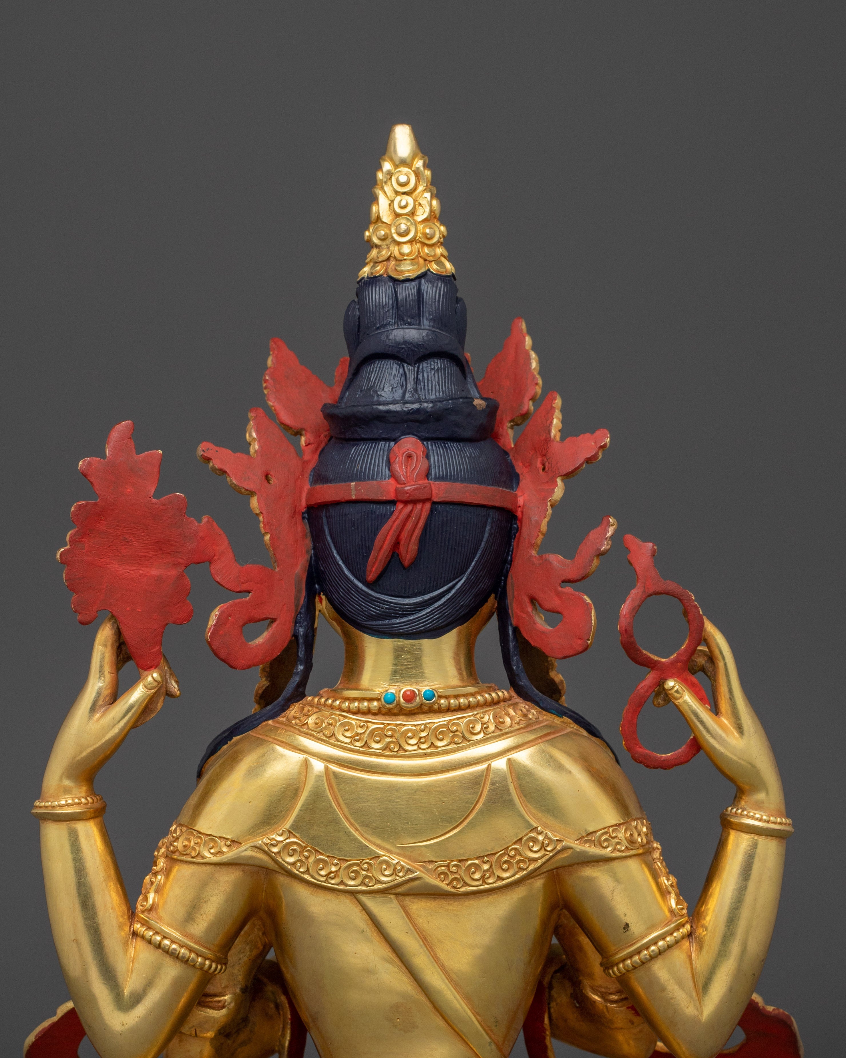 Avalokiteshvara Spiritual Decor | Himalayan Chenrezig Artwork
