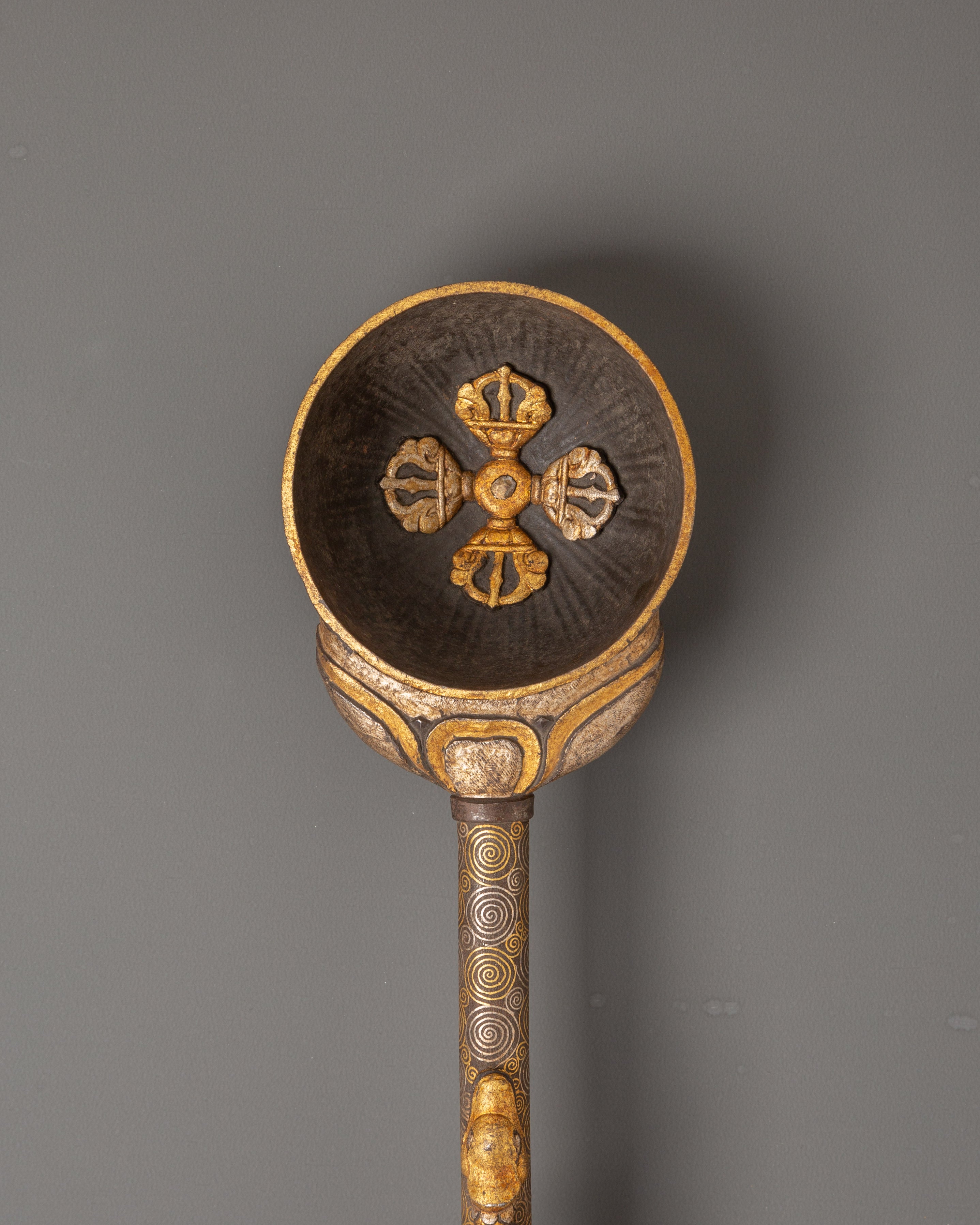 Traditional Tibetan Gangsa and Ganglu Set | Tools for Spiritual Ceremonies