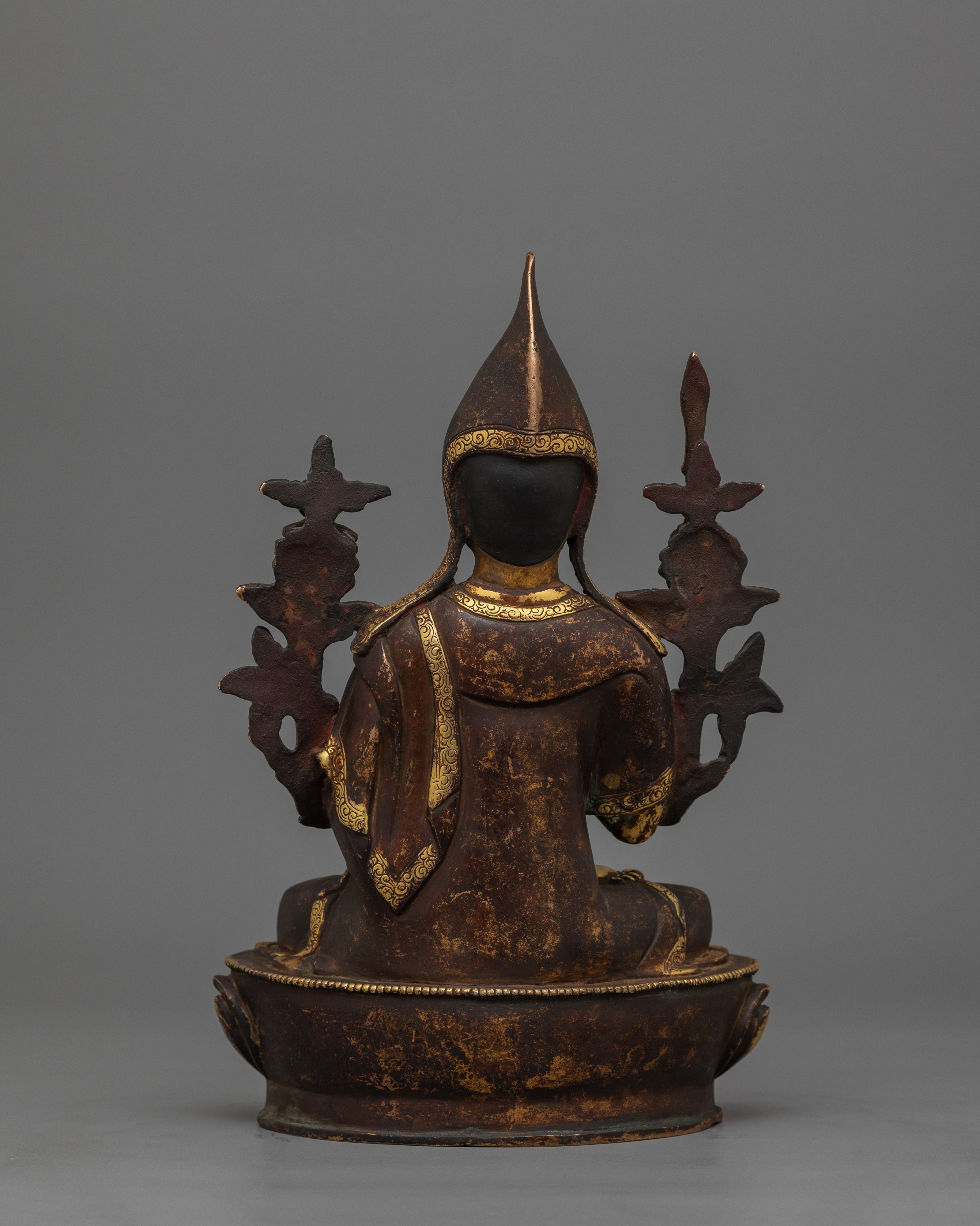 9 Inches Tsong Khapa Statue | Tibetan Religious Philosopher