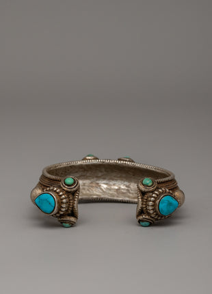 Handcrafted Turquoise Bracelet | Traditional Buddhist Jewelry