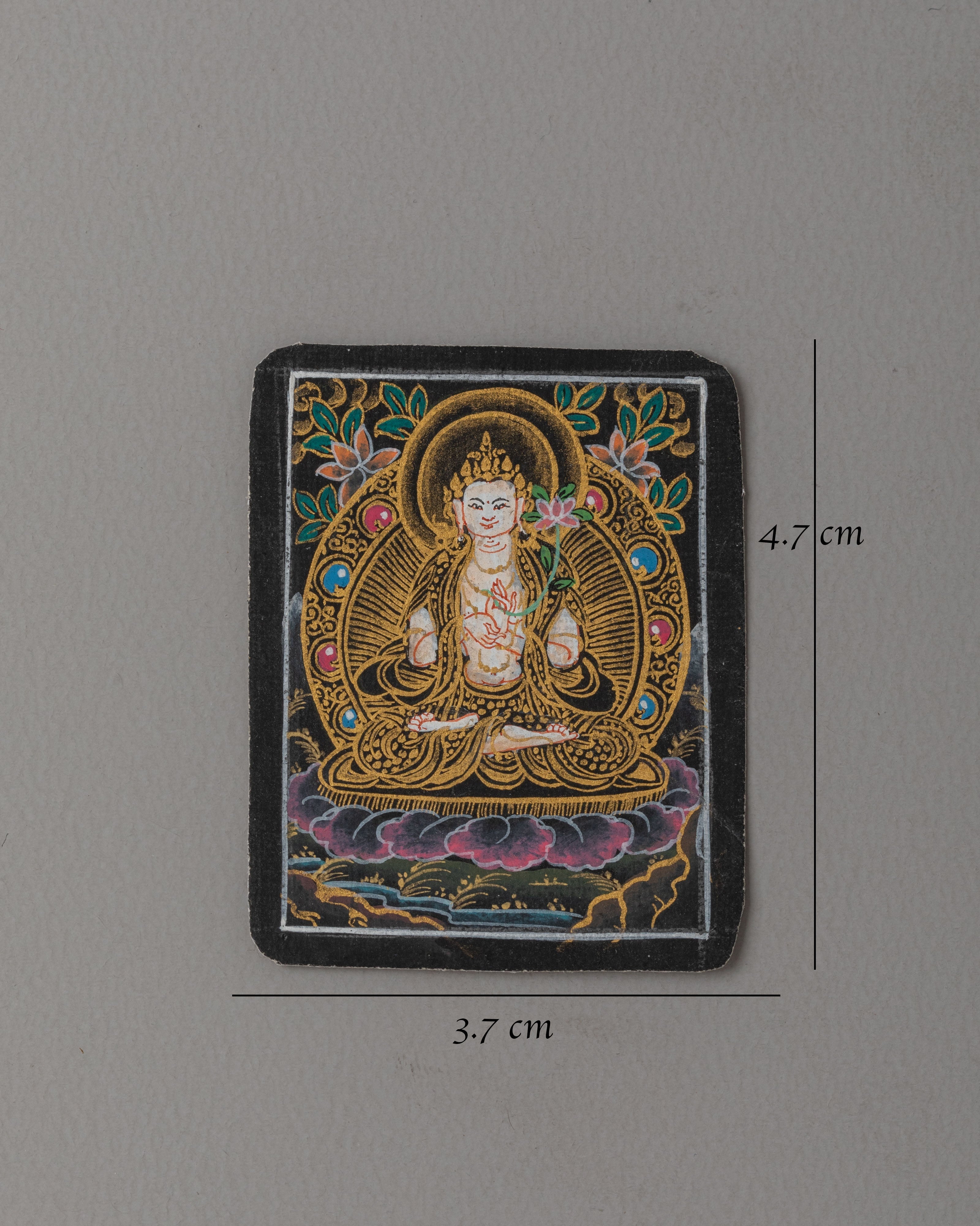 Jnanasattva Manjushri Thanka For Locket | Symbol of Wisdom