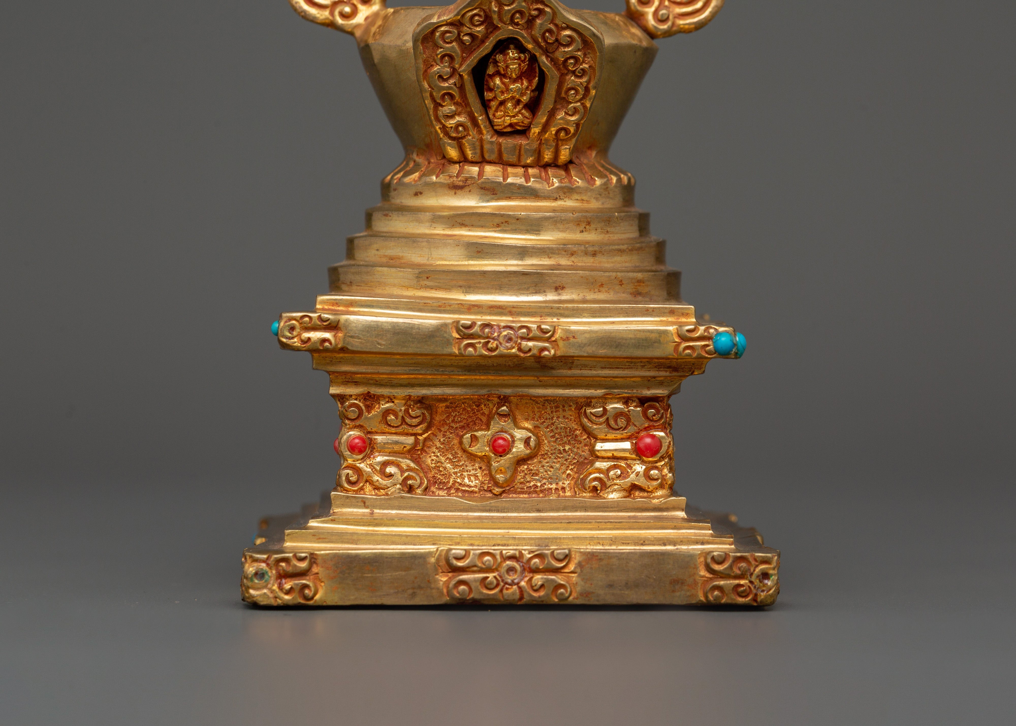 Sacred Tibetan Stupa for Meditation | Buddhist Altar Decor