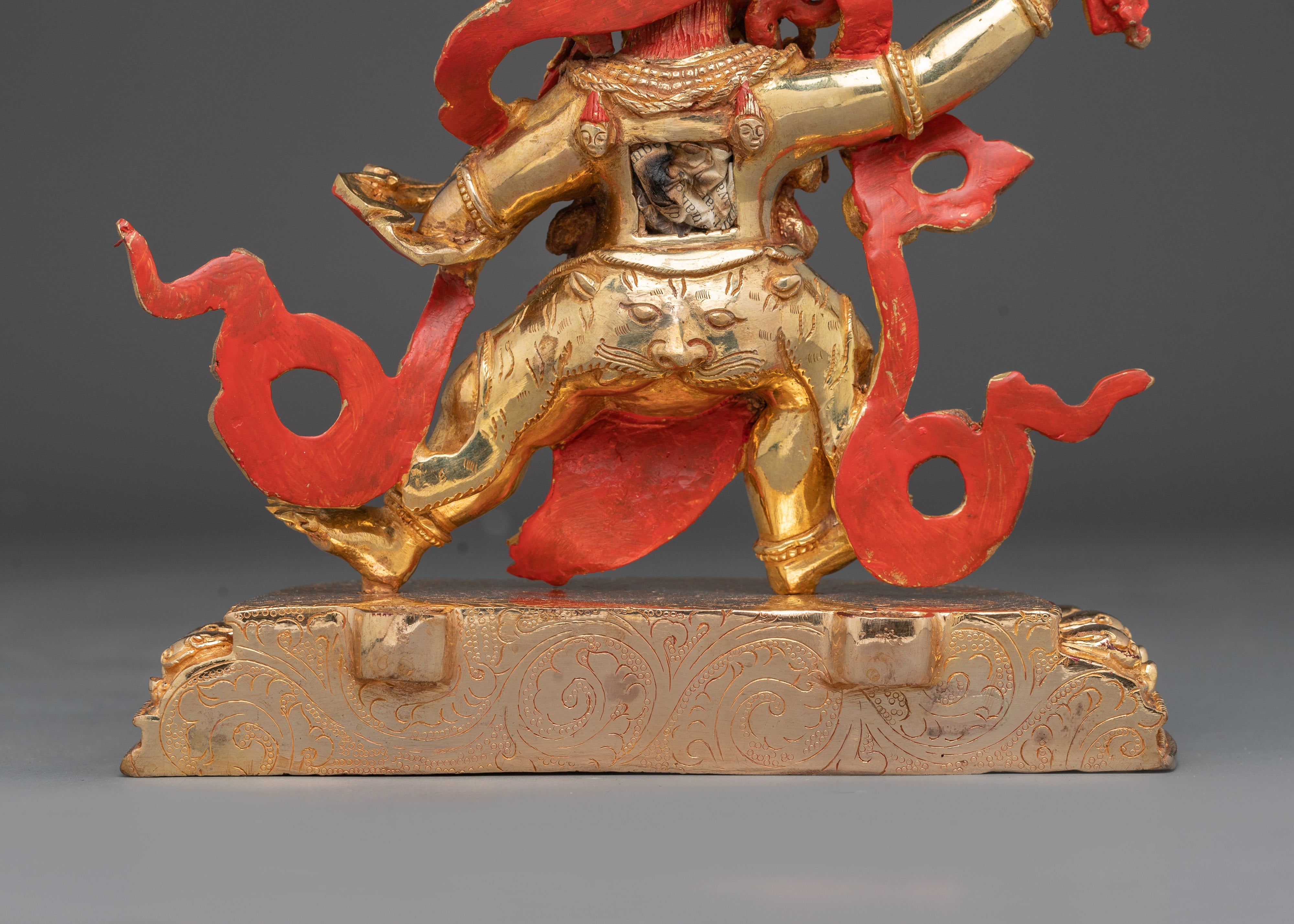 Tibetan Black Manjushri Statue | Wrathful Wisdom Deity