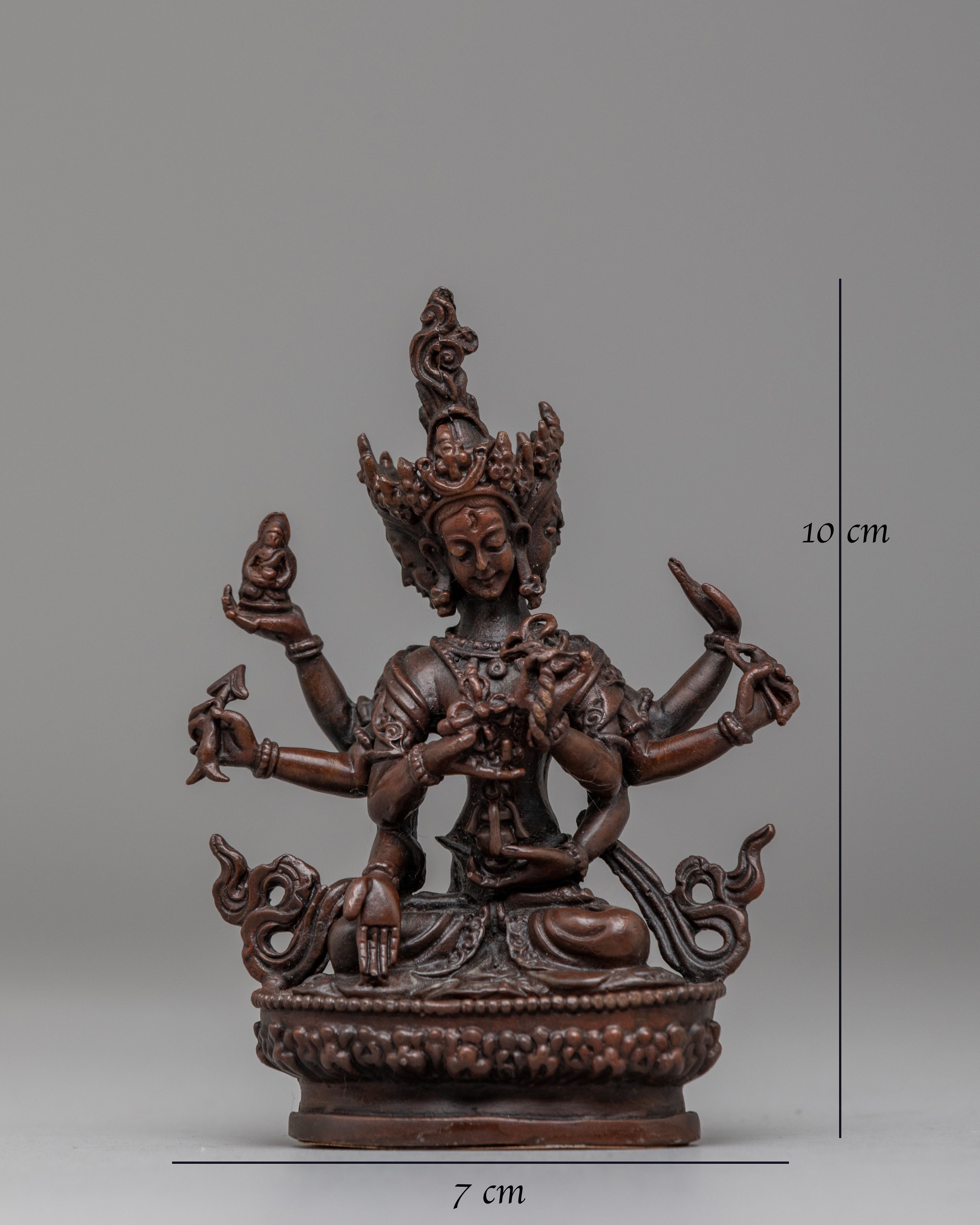 Meditation Namgyalma Longevity Statue | Tibetan Long Life Deity