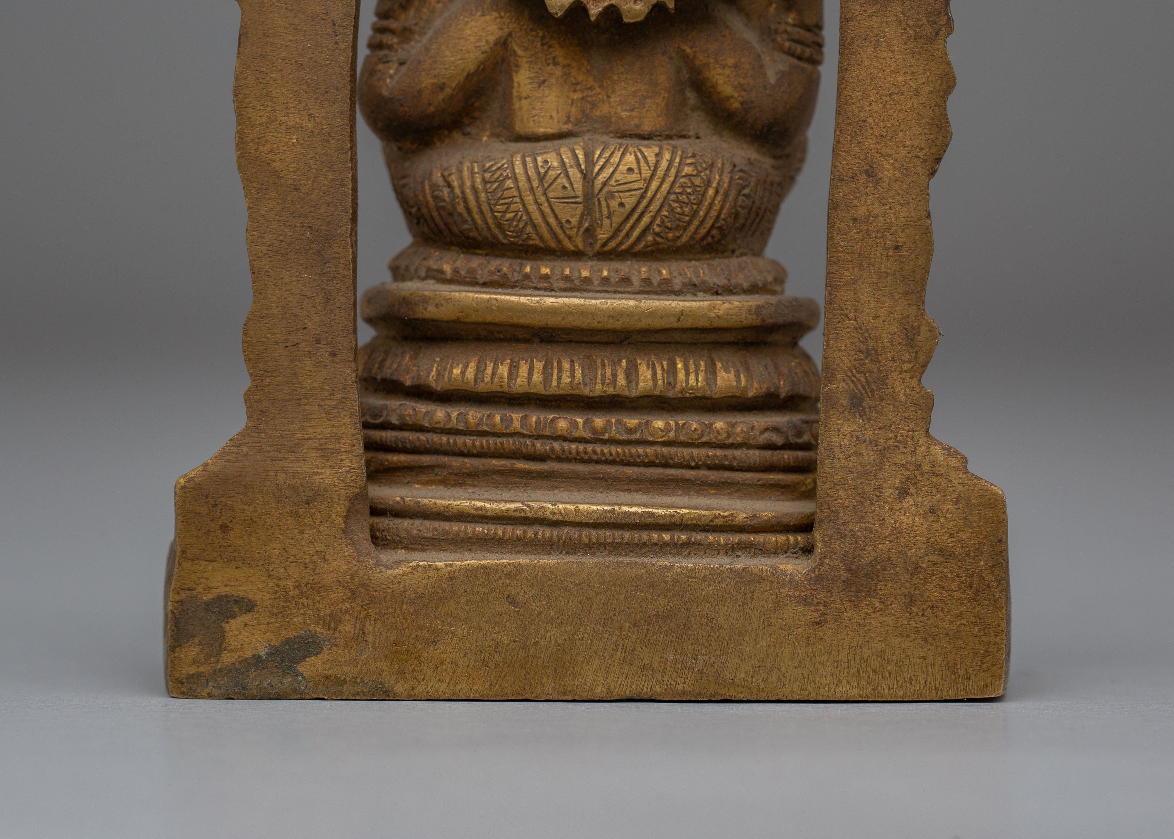 Hindu Deity Ganesha Brass Statue | Symbol of Wisdom