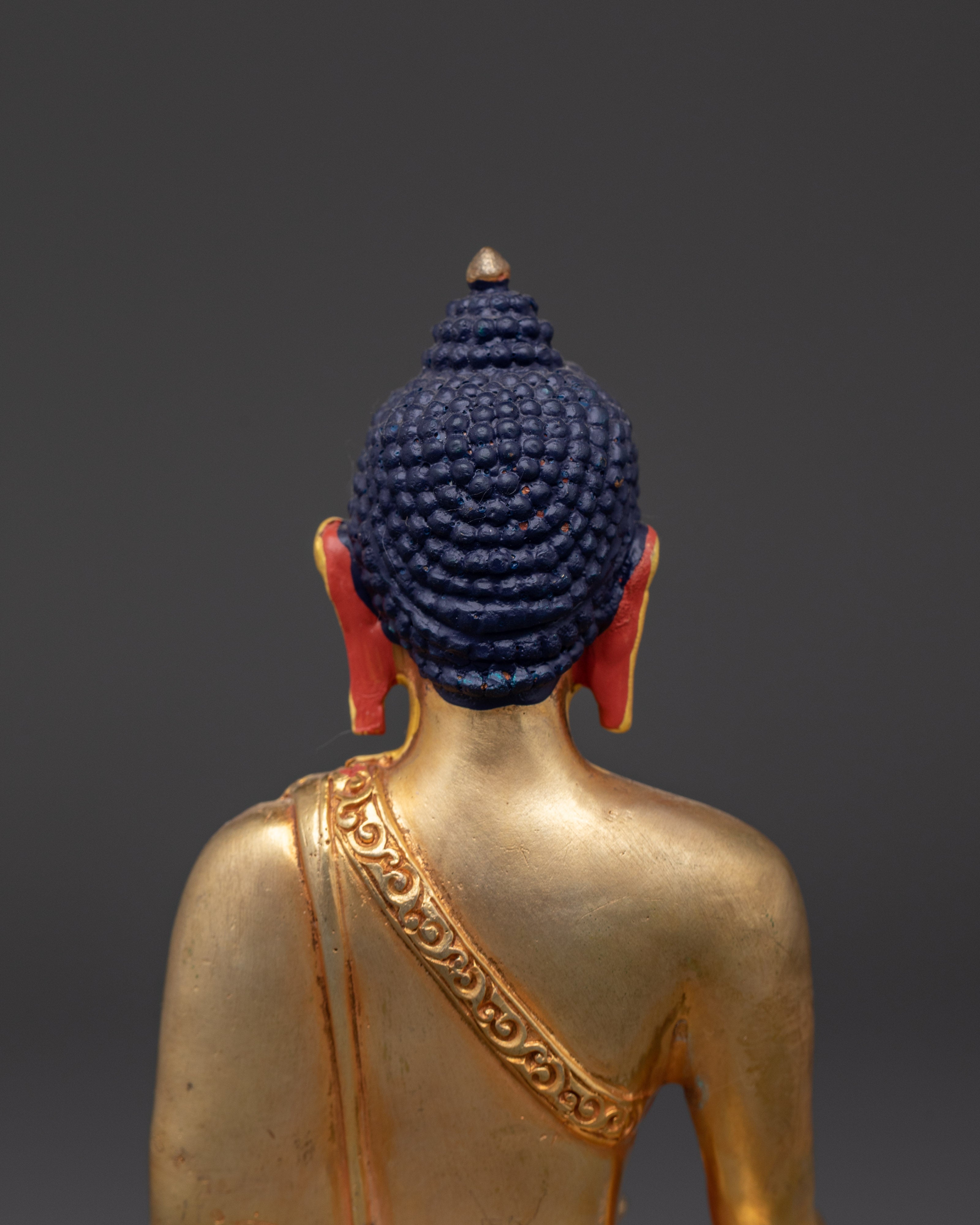 Shakyamuni buddha Mindfulness statue | Copper Buddha