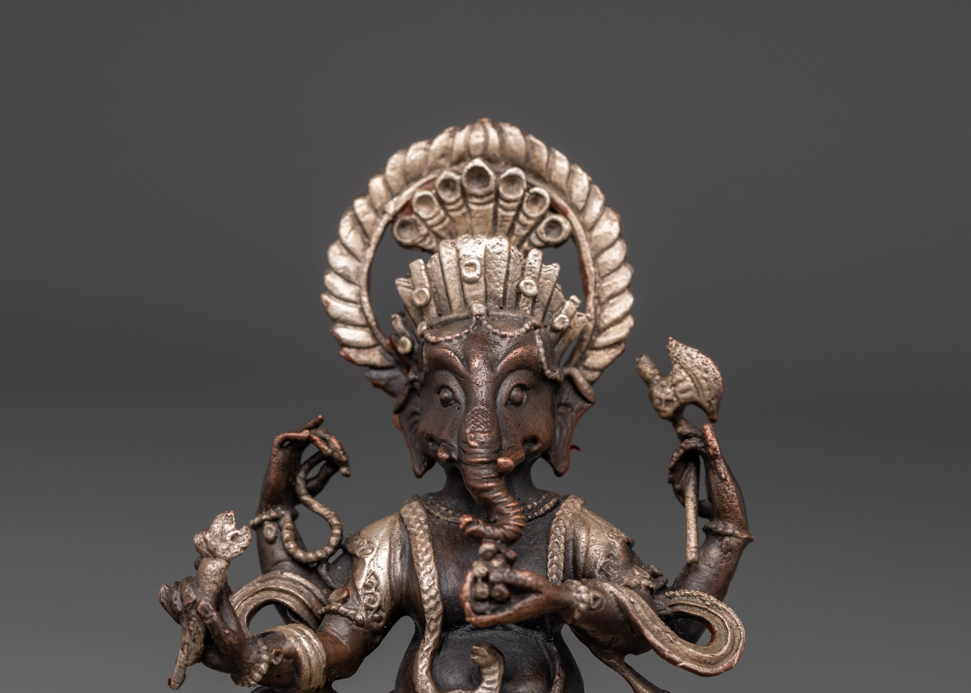 Lord Ganesh Blessing Statue | Handcrafted Spiritual Statue for Blessings & Meditation