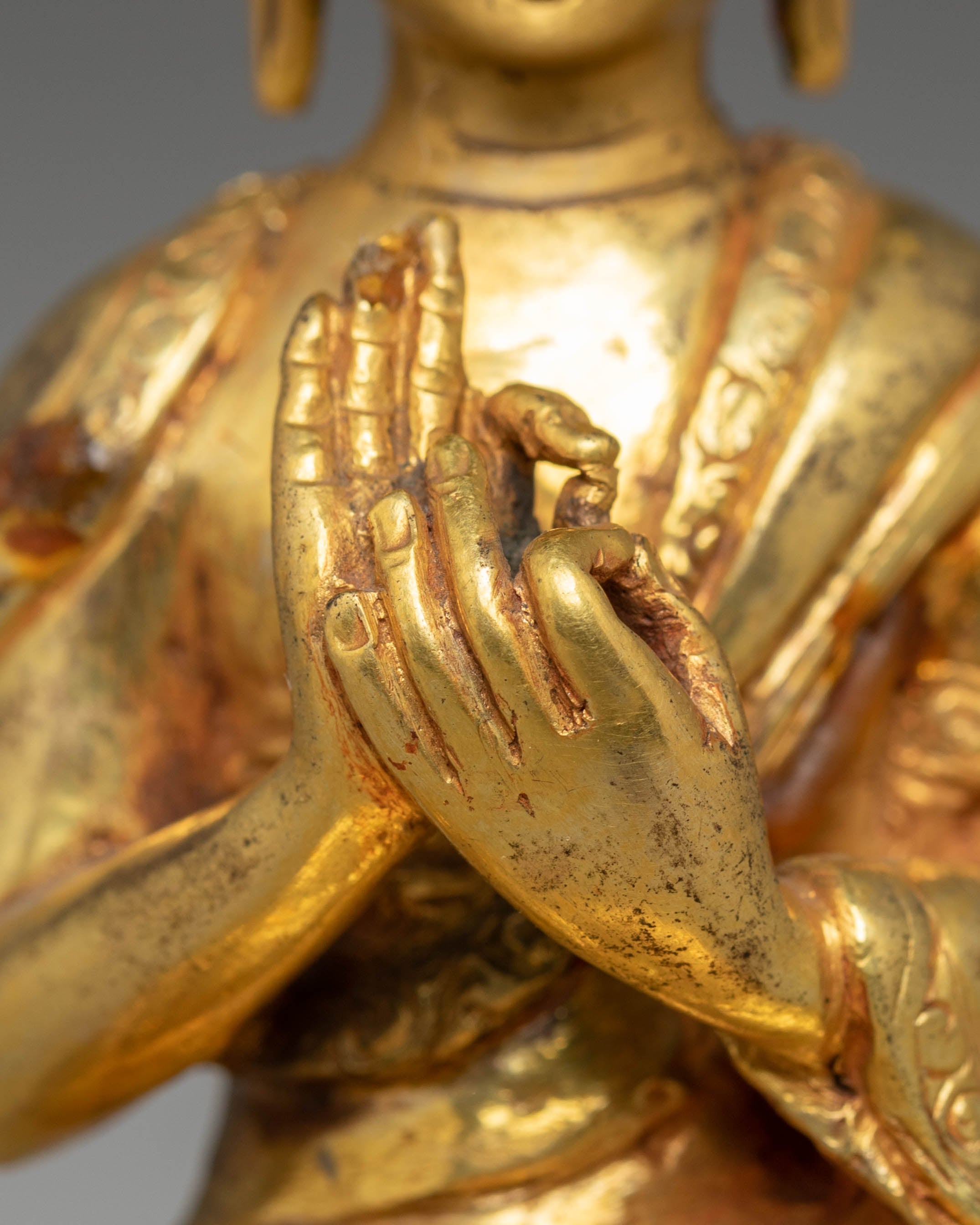 Vairocana Buddha Handcrafted Statue | Tibetan Enlightenment Art