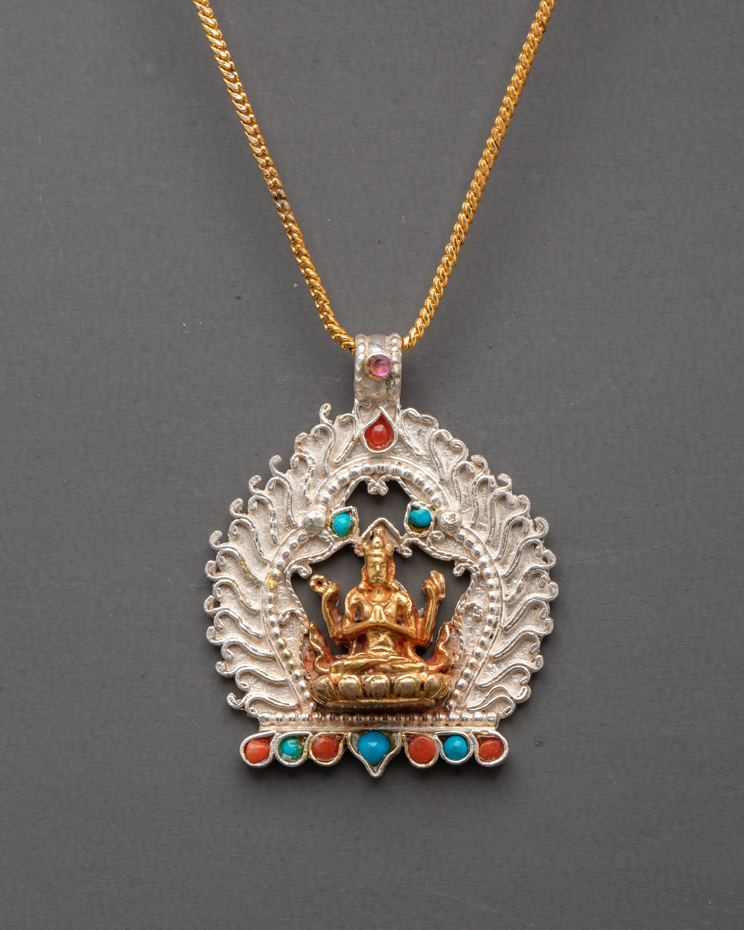 Bodhisattva Chenrezig Locket